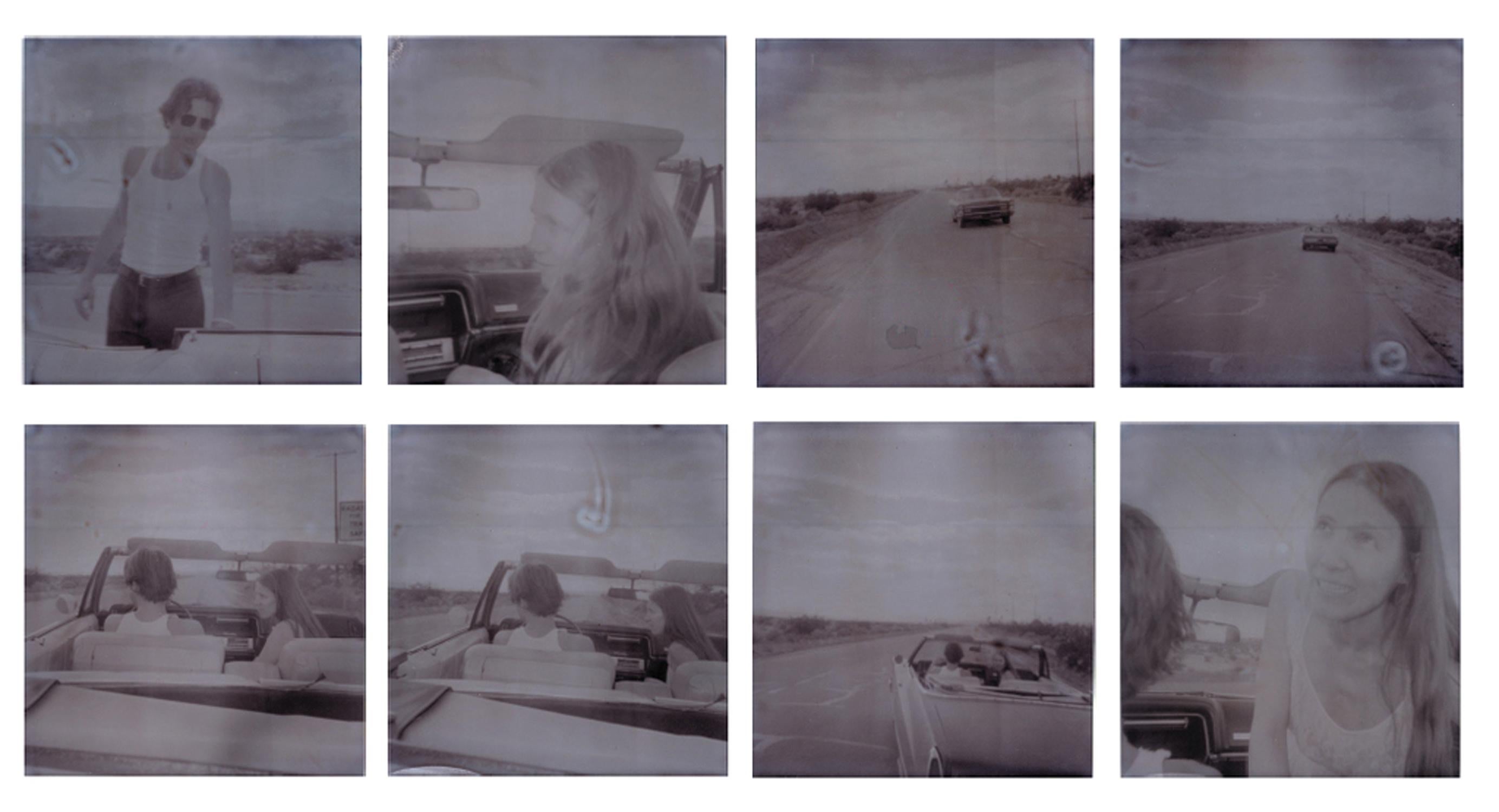 Stefanie Schneider Color Photograph - Leaving I (Sidewinder) - 8 pieces - Polaroid, 21st Century, Contemporary