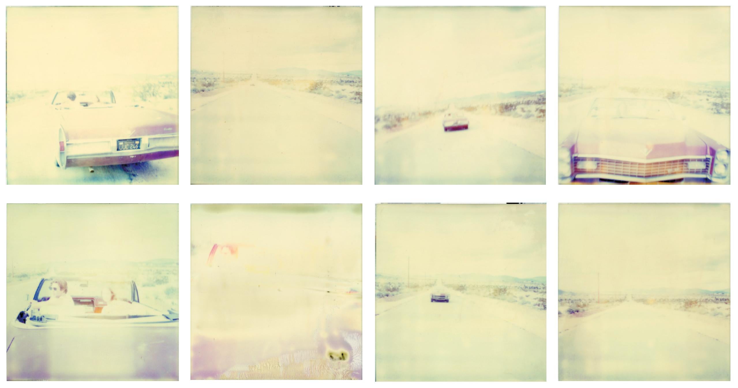 Stefanie Schneider Color Photograph - Leaving II (Sidewinder) - 8 pieces - Polaroid, 21st Century, Contemporary