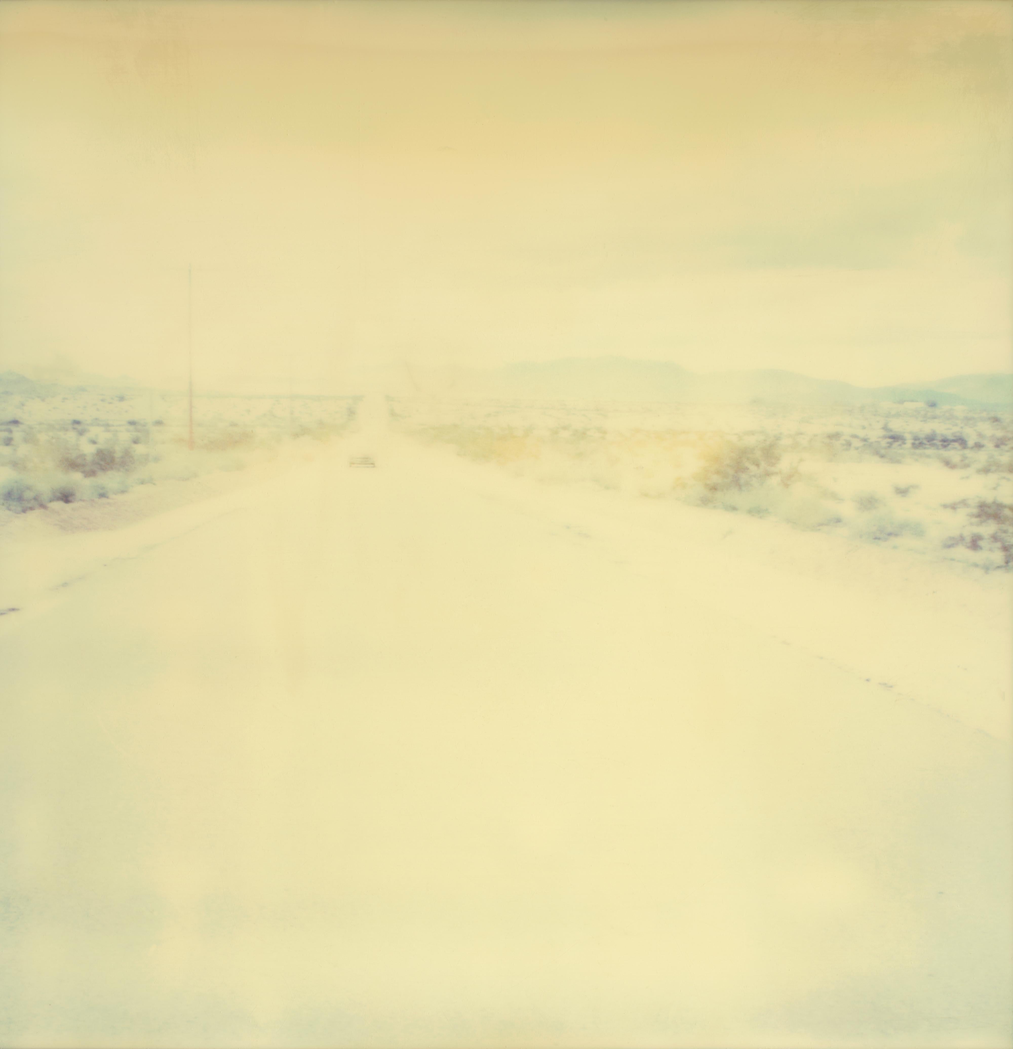 Leaving III (Sidewinder) - Polaroid, 21st Century, Contemporary - Beige Color Photograph by Stefanie Schneider