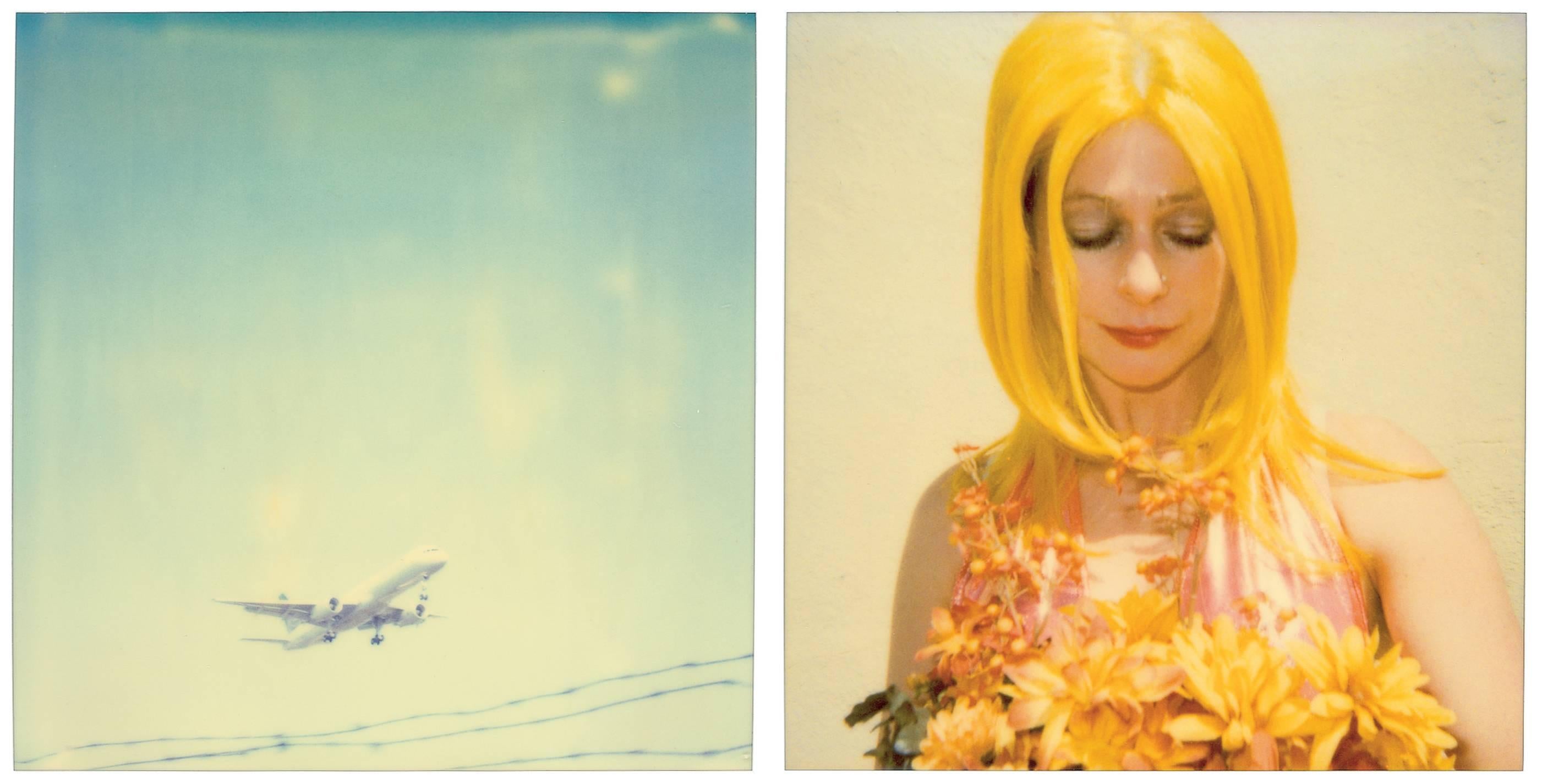 Stefanie Schneider Portrait Photograph - Leaving in a jet plane (29 Palms, CA) - diptych