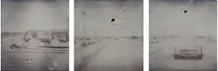Leaving - Sidewinder, analog, triptych