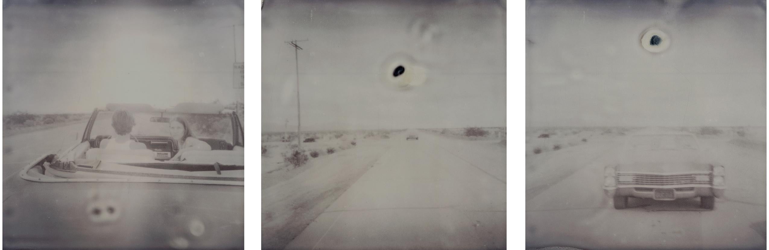 Leaving (Sidewinder) - analog, triptych