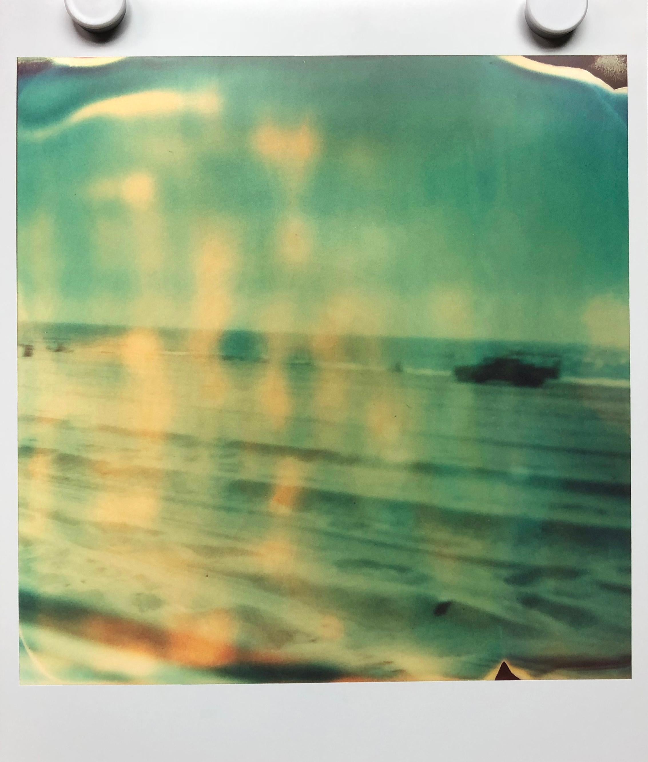 Lifeguard (Malibu) - Contemporary, Landscape, expired, Polaroid, analog - Photograph by Stefanie Schneider