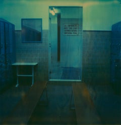 Used Locker Room (Suburbia) - Contemporary, Polaroid, Photography