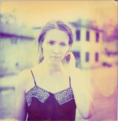 Lone Pine Dreaming (The Last Picture Show) - diptych, analog, mounted, Polaroid