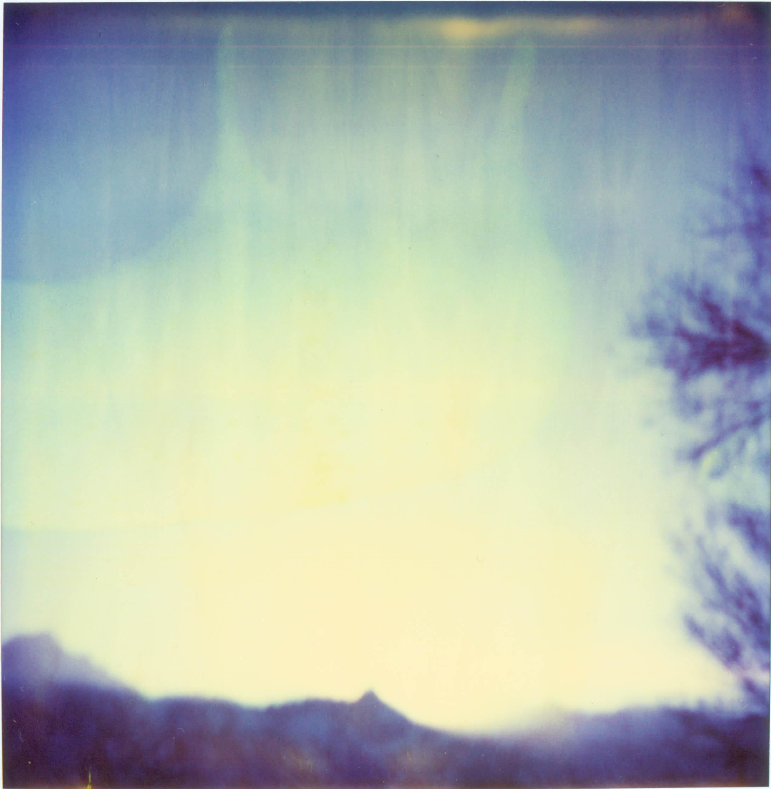 Lone Pine Dreaming (The Last Picture Show) - diptych, analog, mounted, Polaroid - Contemporary Photograph by Stefanie Schneider