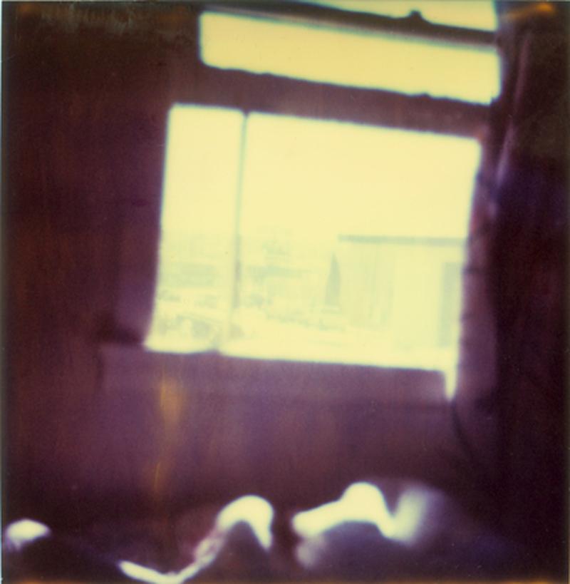 Lone Pine Motel II (The last Picture Show) - 21st Century, Polaroid, Woman - Black Color Photograph by Stefanie Schneider