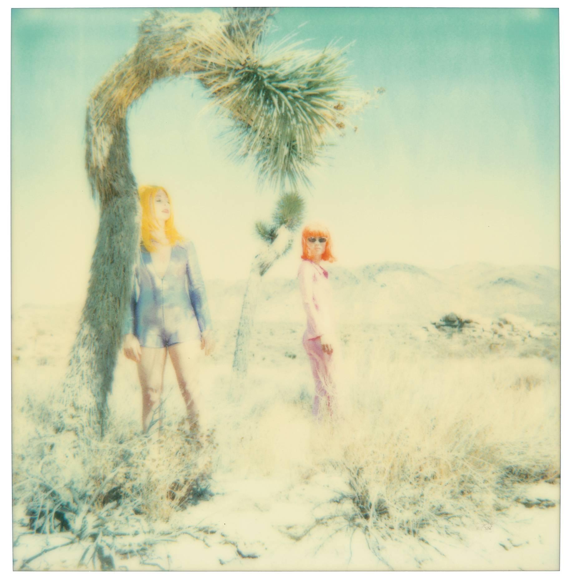 Stefanie Schneider Landscape Photograph - Long Way Home II, AP2/2, with Radha & Max, Color, Photography, Polaroid, expired