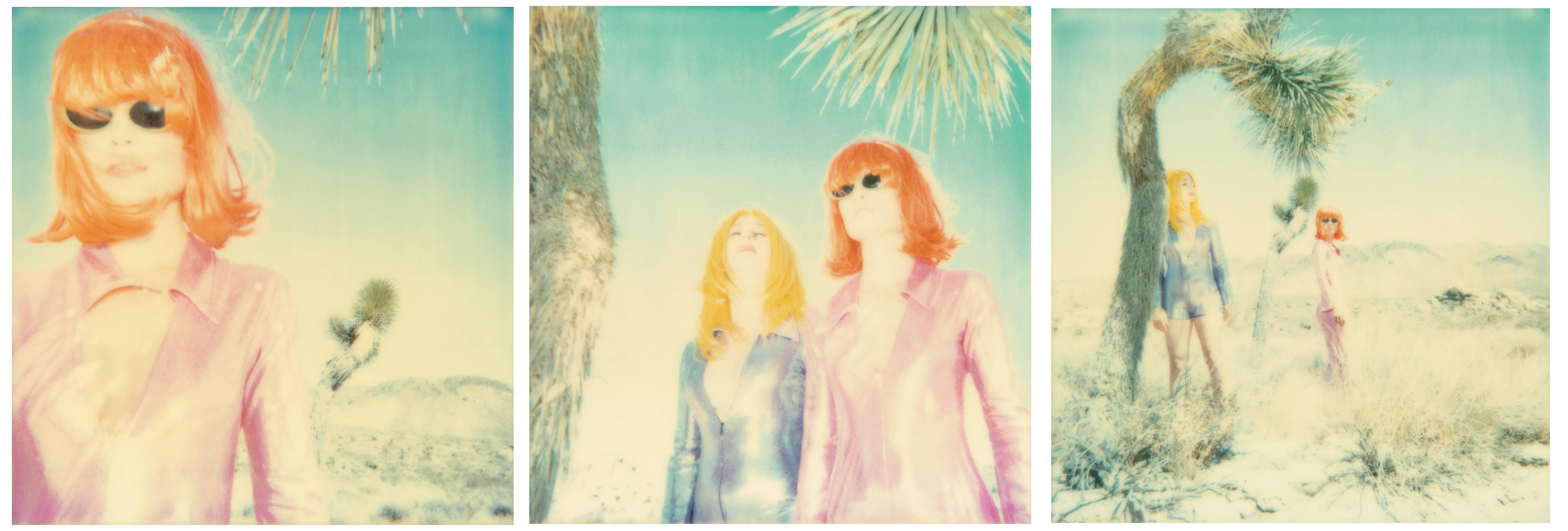 Stefanie Schneider Portrait Photograph - Long Way Home - triptych, Polaroid, 21st Century, pop-art, Contemporary