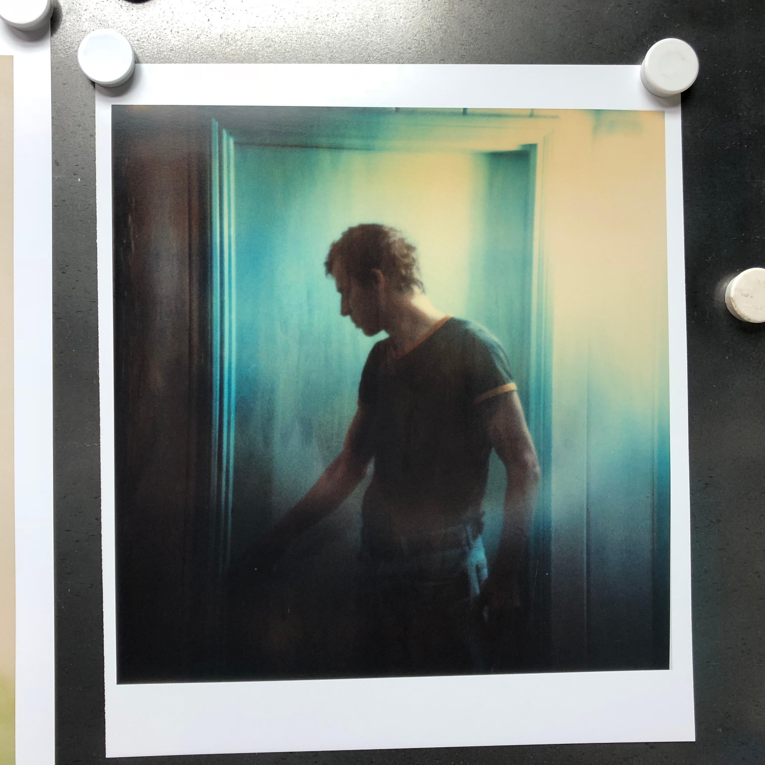 Lou Reed - Contemporary, Figurative, Polaroid, Photograph, 21stCentury, Expired - Black Figurative Photograph by Stefanie Schneider