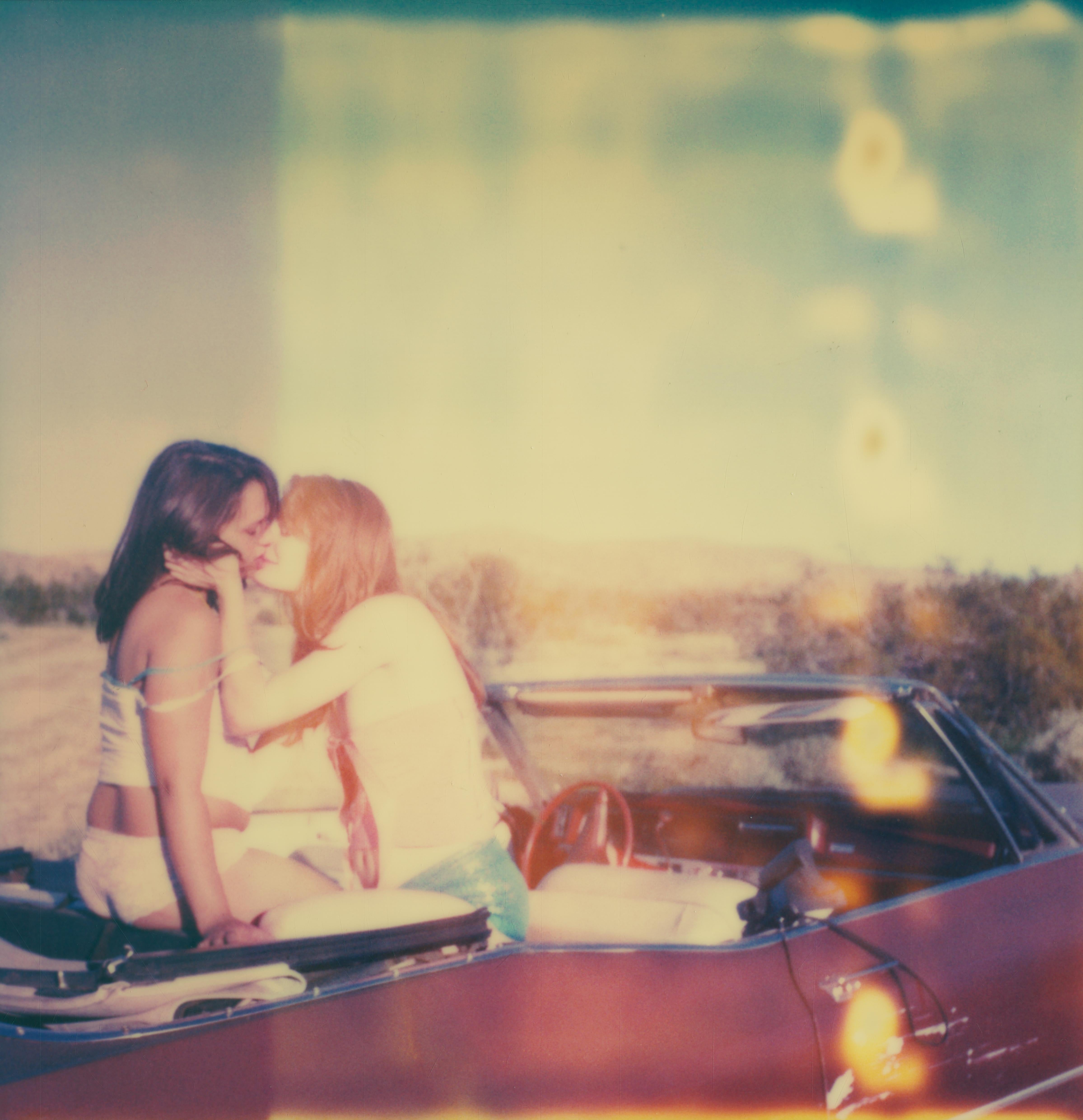 Stefanie Schneider Color Photograph - Making out in Car - from Till Death do us Part