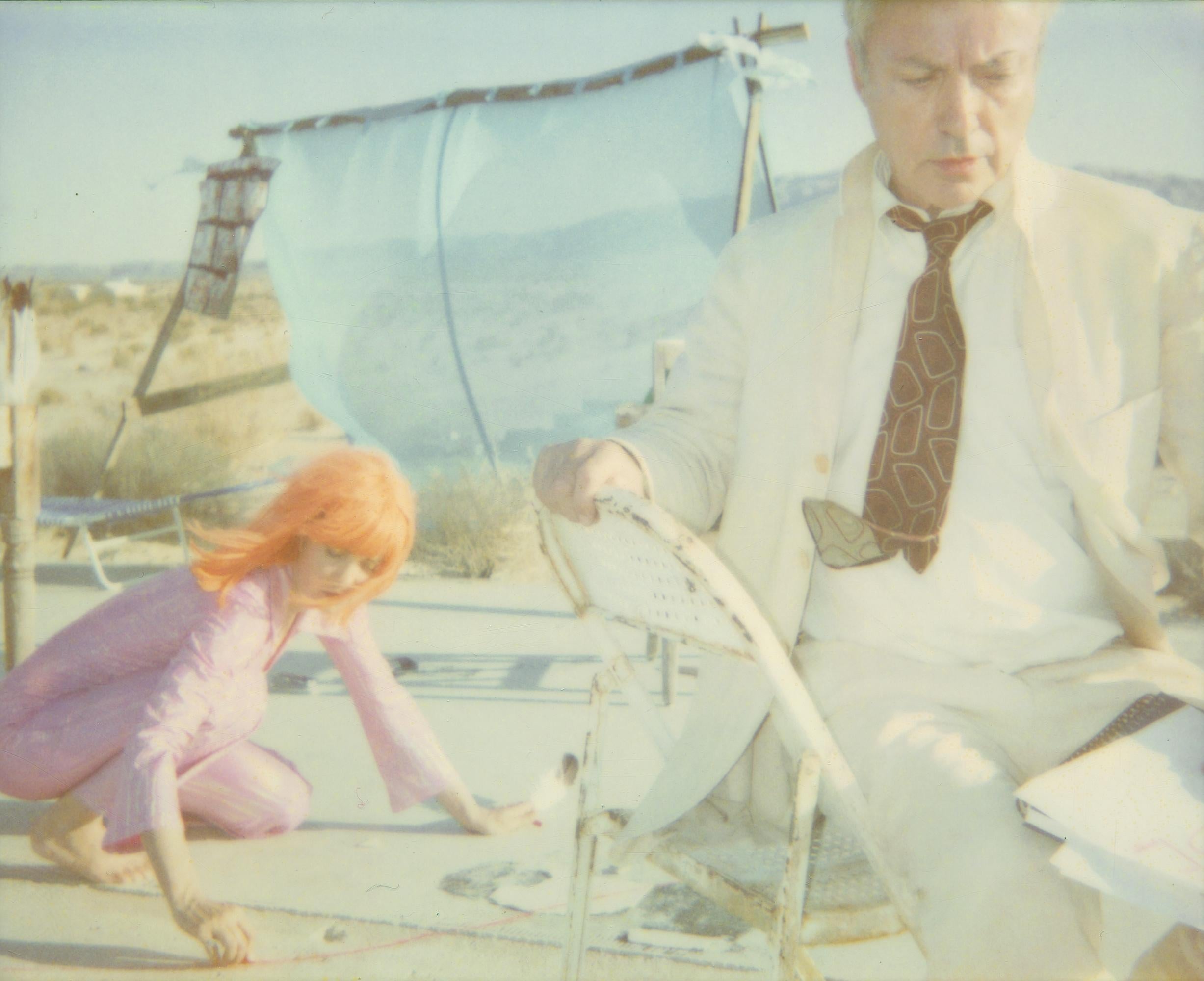 Stefanie Schneider Color Photograph - Blowin' In The Wind (Stage of Consciousness) - featuring Udo Kier, Radha Mitchel