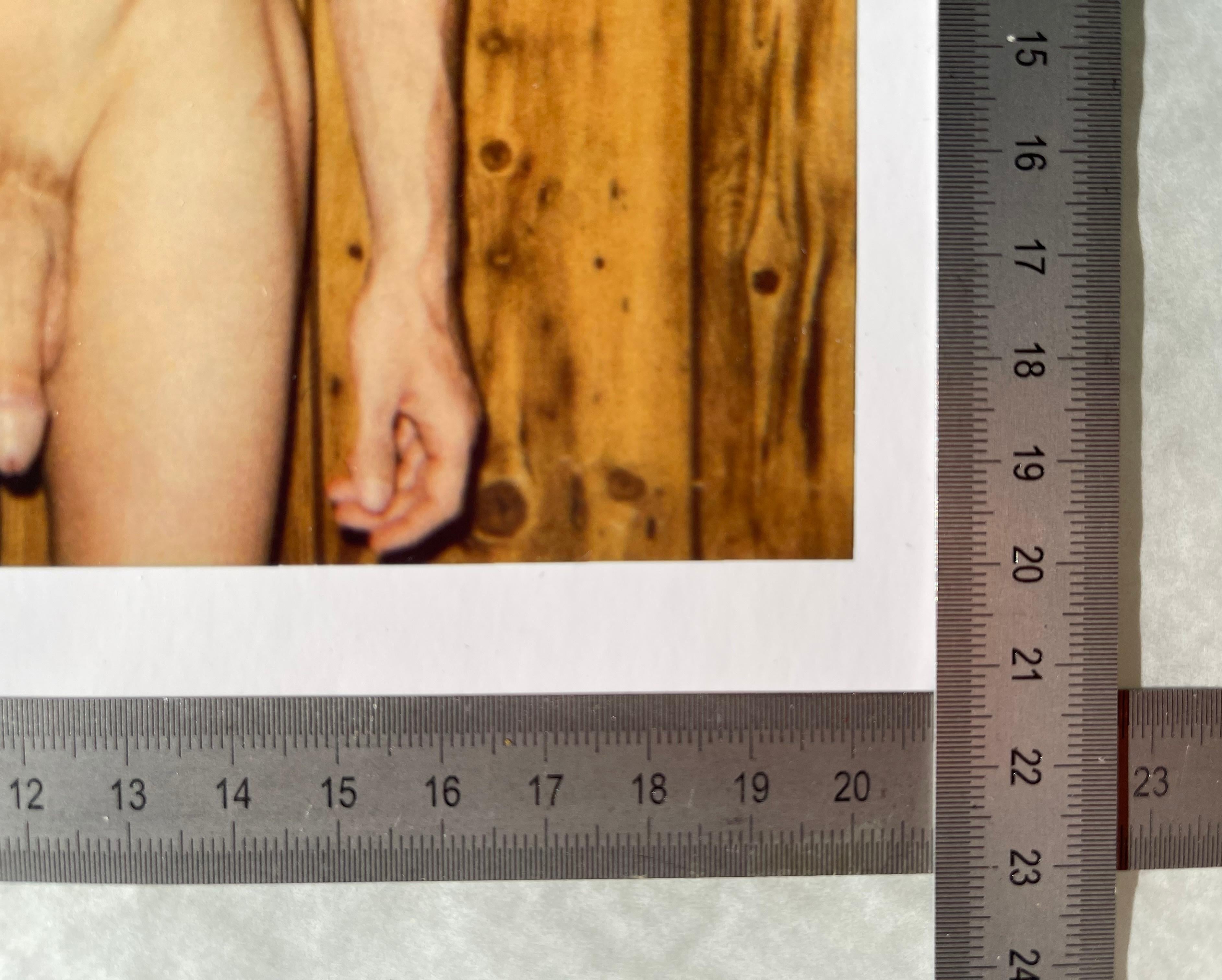 Nu masculin des 29 Palms, CA série Polaroid, 20e siècle, couleur en vente 4