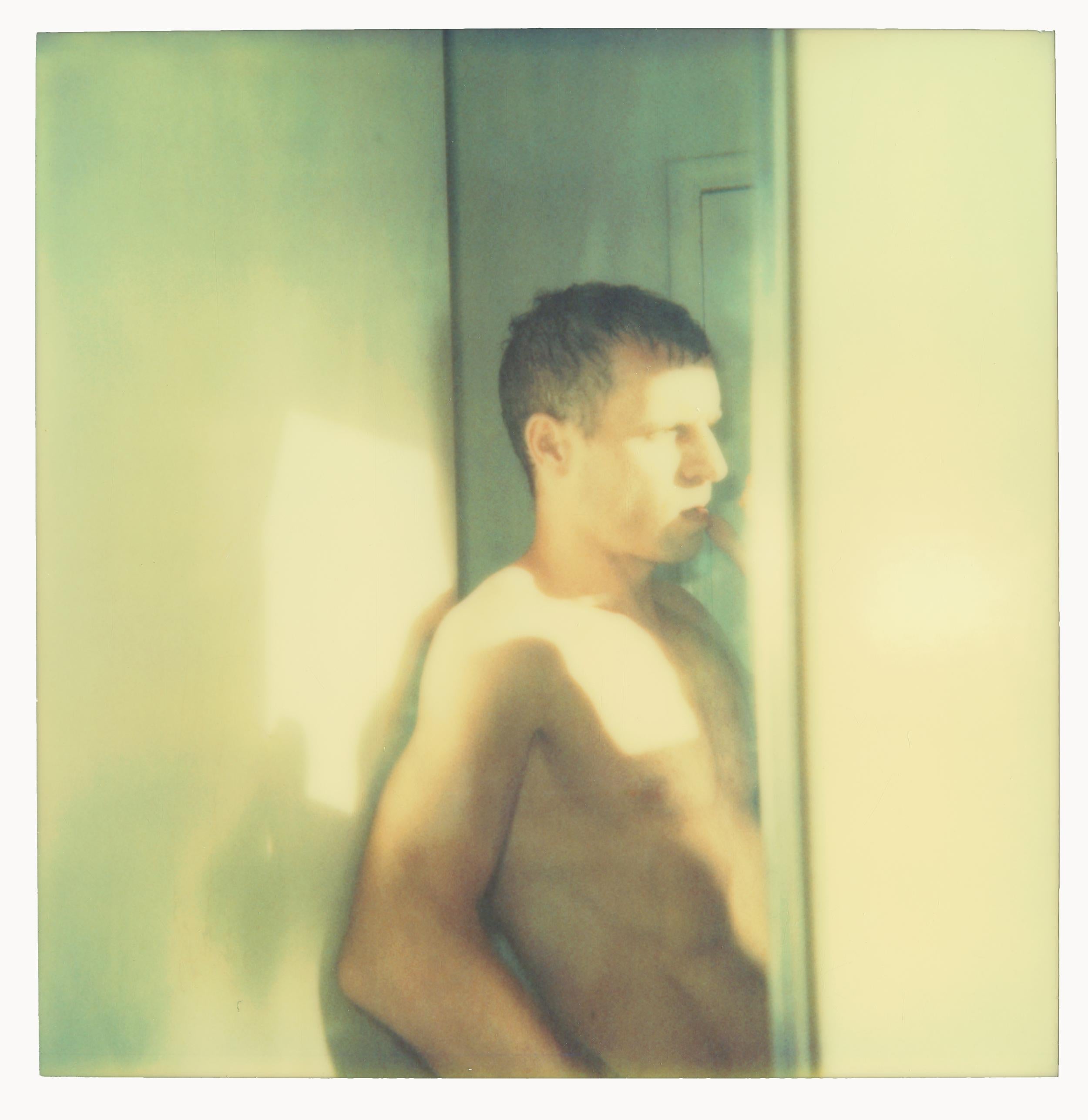 Stefanie Schneider Nude Photograph - Male Nude VI (29 Palms, CA) - 20x20cm