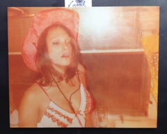 'Margarita smokes in Bathroom'  (Till Death do us Part) - Polaroid, Contemporary