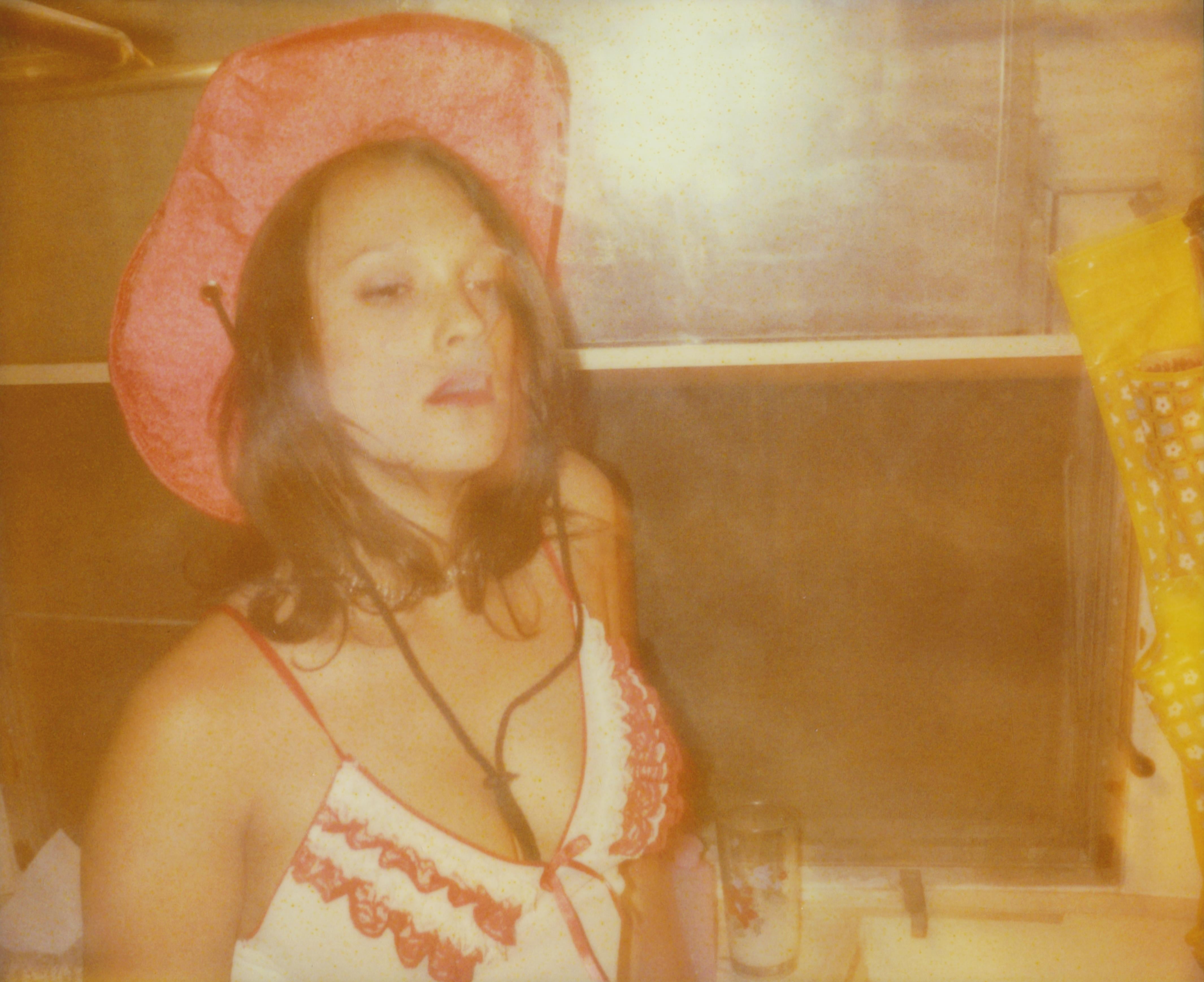 'Margarita smokes in Bathroom'  (Till Death do us Part) - Polaroid, Contemporary
