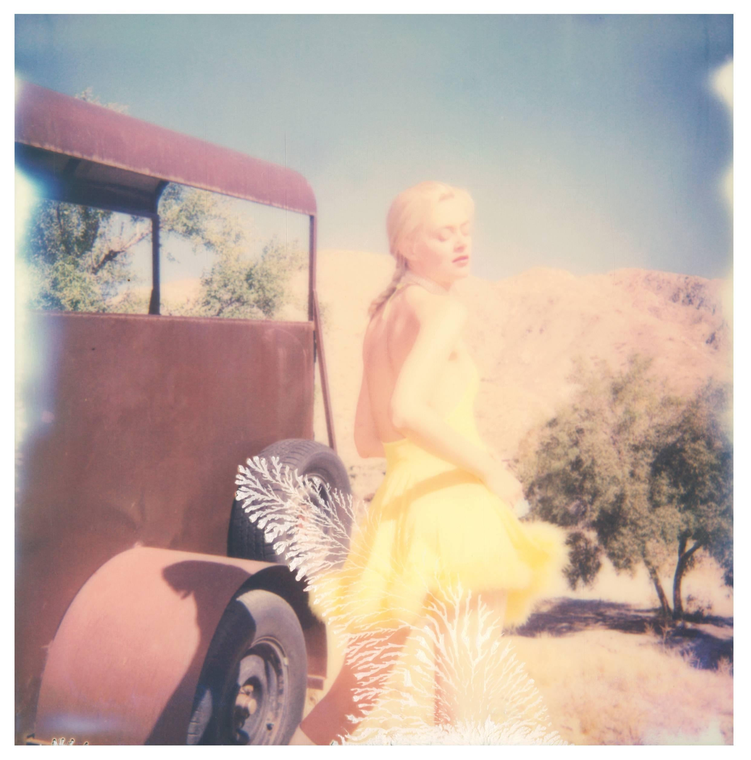 Marilyn (Heavenly Falls) - Triptychon - montiert - 2016, 

Ausgabe 1/10, 
38x37cm pro Stück, installiert 38x120cm.  
3 Lambda C-Prints, basierend auf drei Original-Polaroids. 
Eingeklemmt zwischen Plexiglas, matte Oberfläche. 
Inventarnummer des