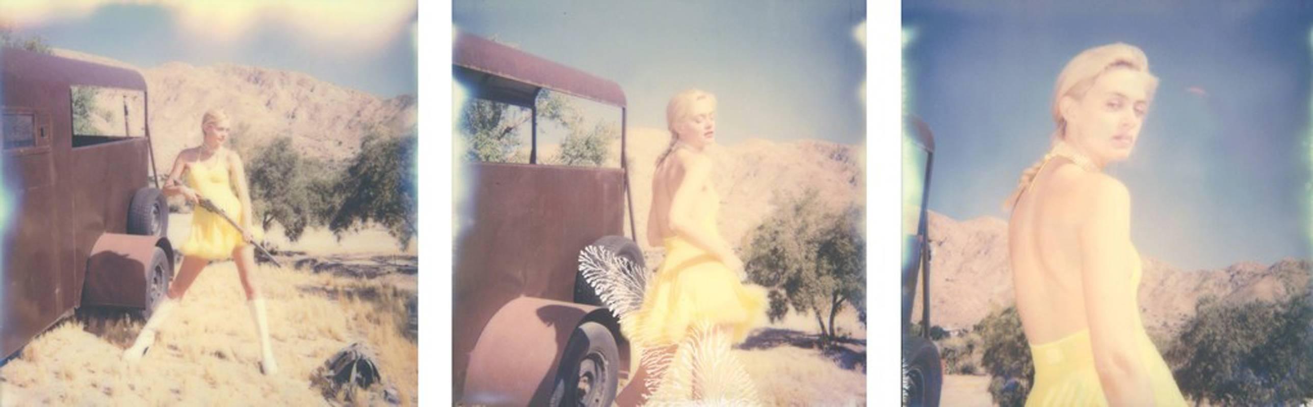 Stefanie Schneider Figurative Photograph - Marilyn (Heavenly Falls) - triptych - mounted