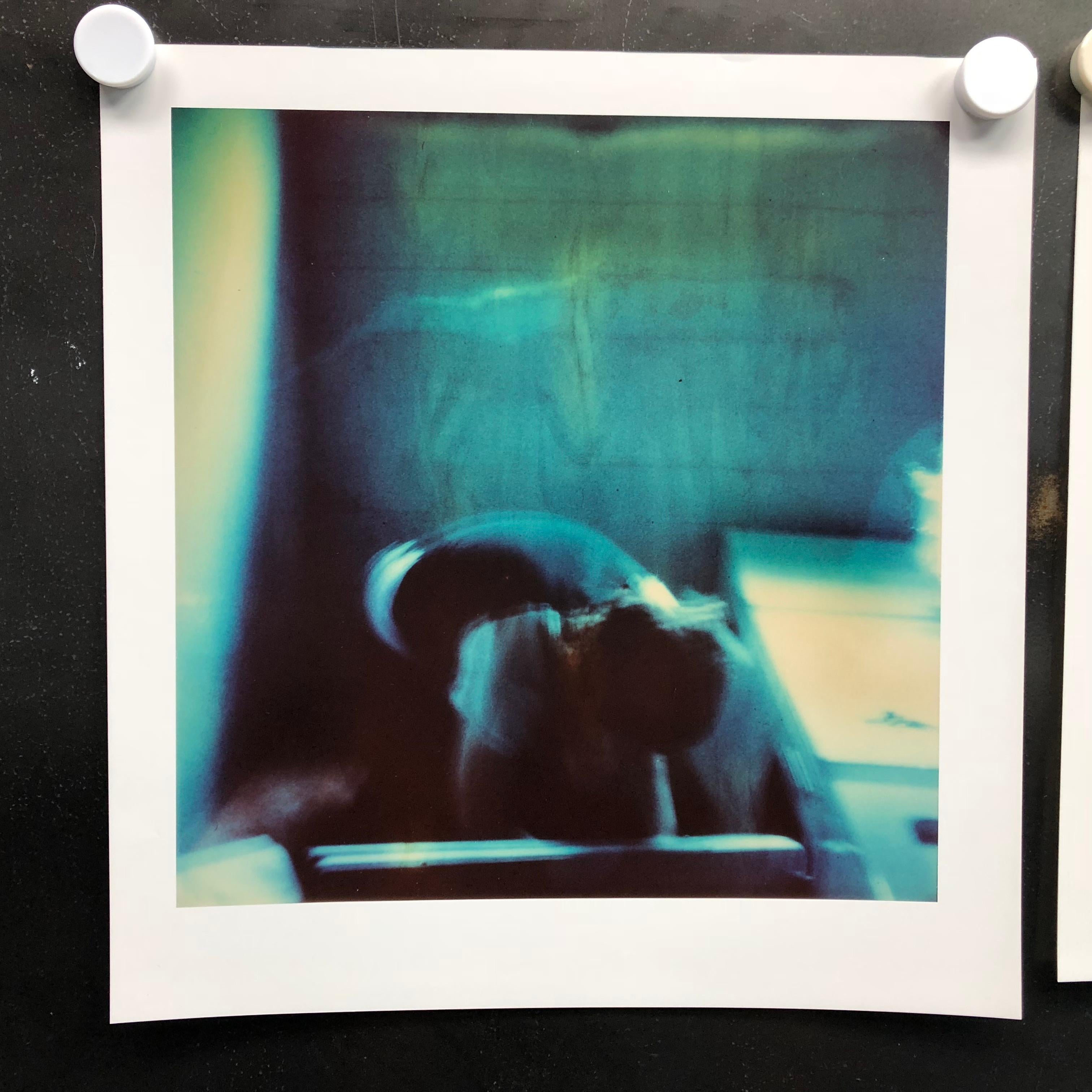 Max Blue (The Last Picture Show), triptych - Photograph by Stefanie Schneider