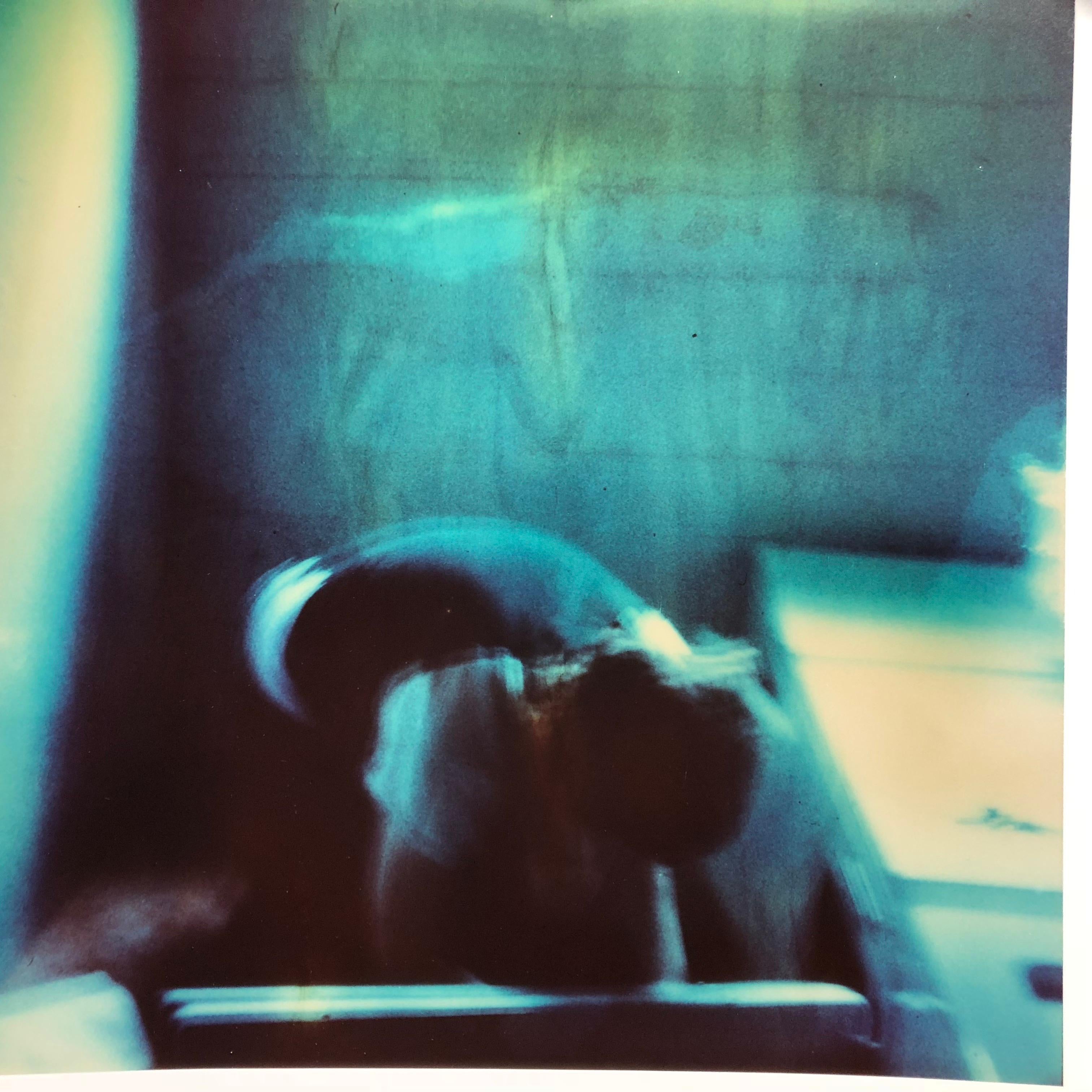 Max Blue (The Last Picture Show), triptych - Contemporary Photograph by Stefanie Schneider
