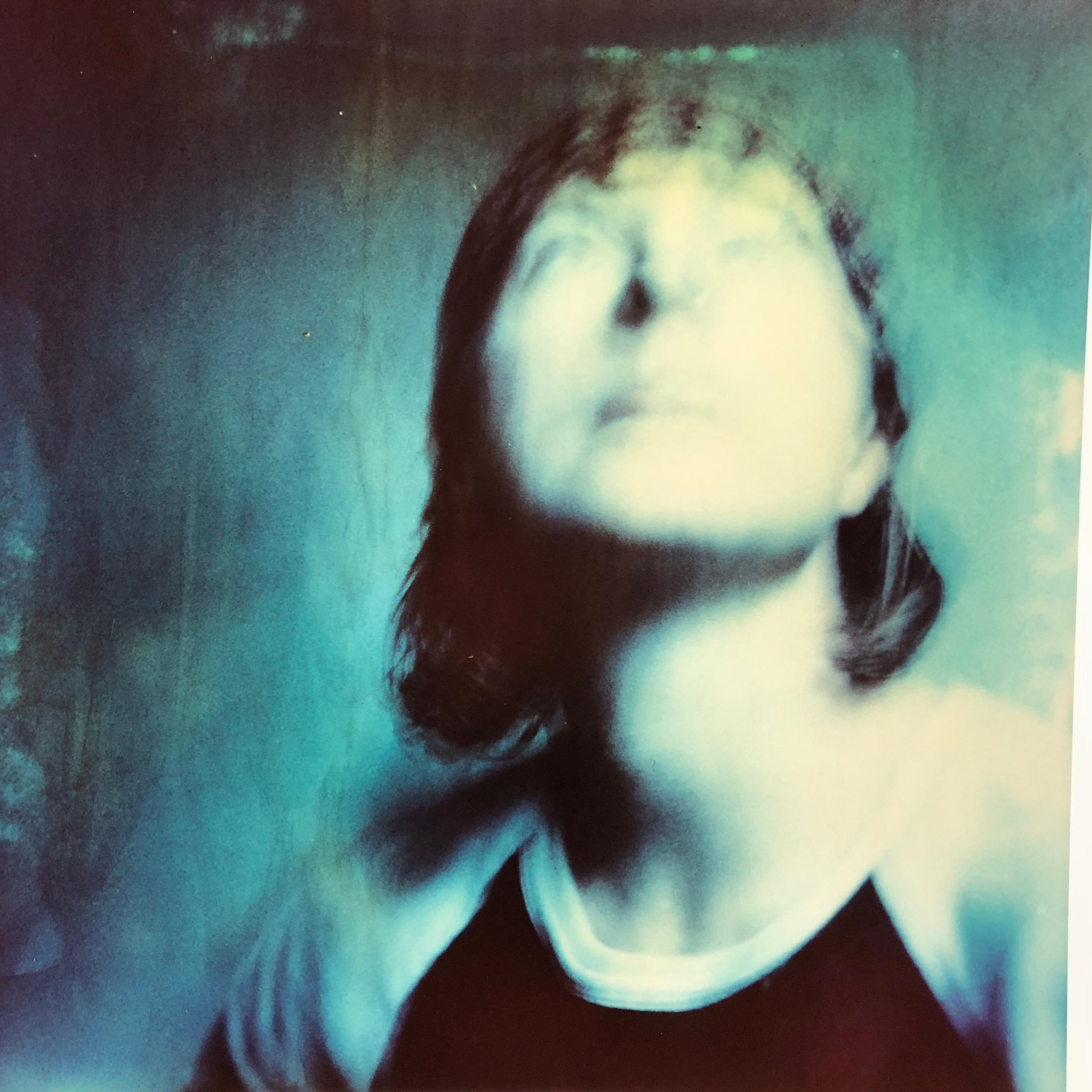 Max Blue (The Last Picture Show), triptych - Black Portrait Photograph by Stefanie Schneider