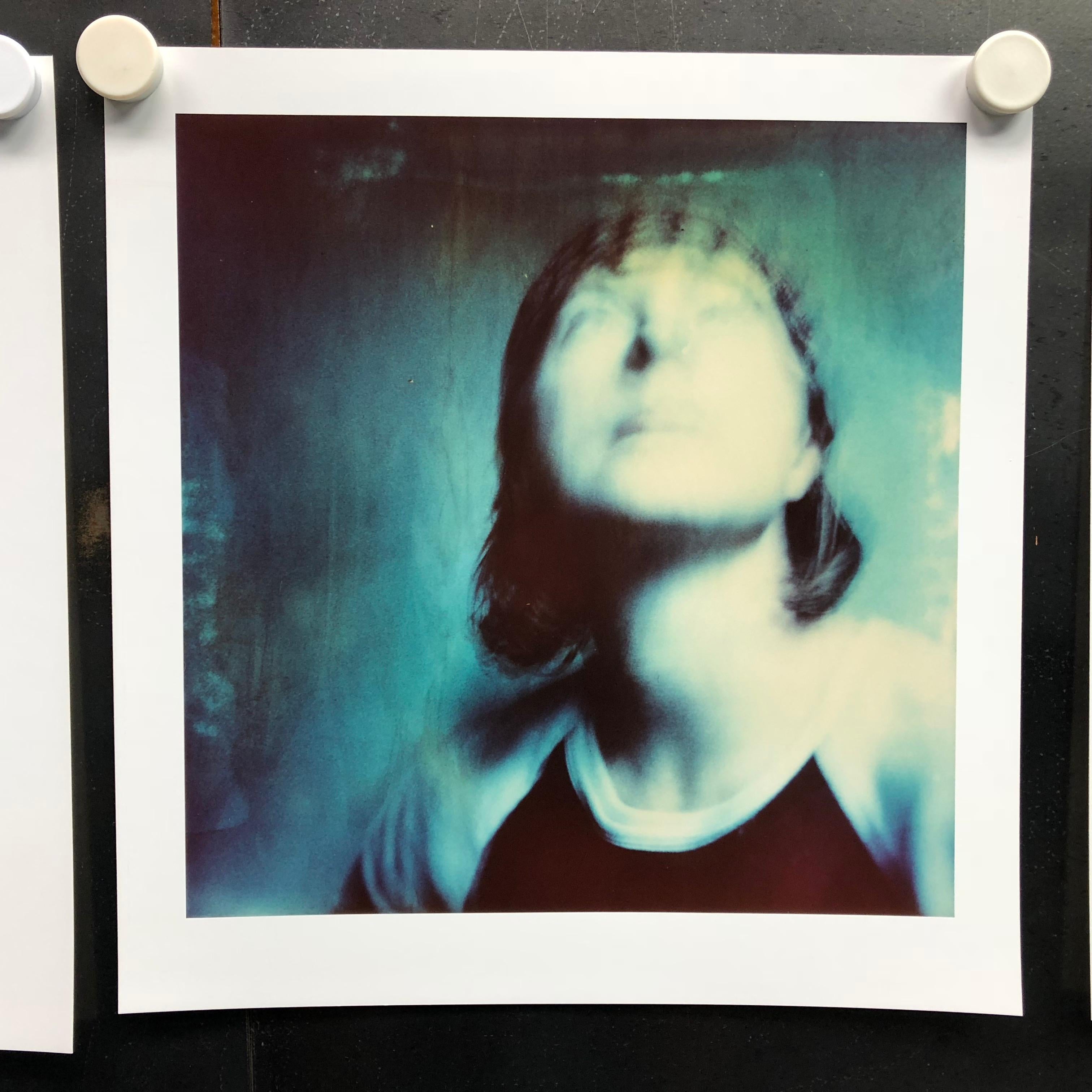 'Max Blue', triptych (The Last Picture Show), 2005, 
each 38x36cm, 38x122cm installed, Edition 1/5, 
3 analog C-Prints, hand-printed by the artist on Fuji Crystal Achive Paper, matte finish, 
based on three Polaroids. 
Certificate and signature