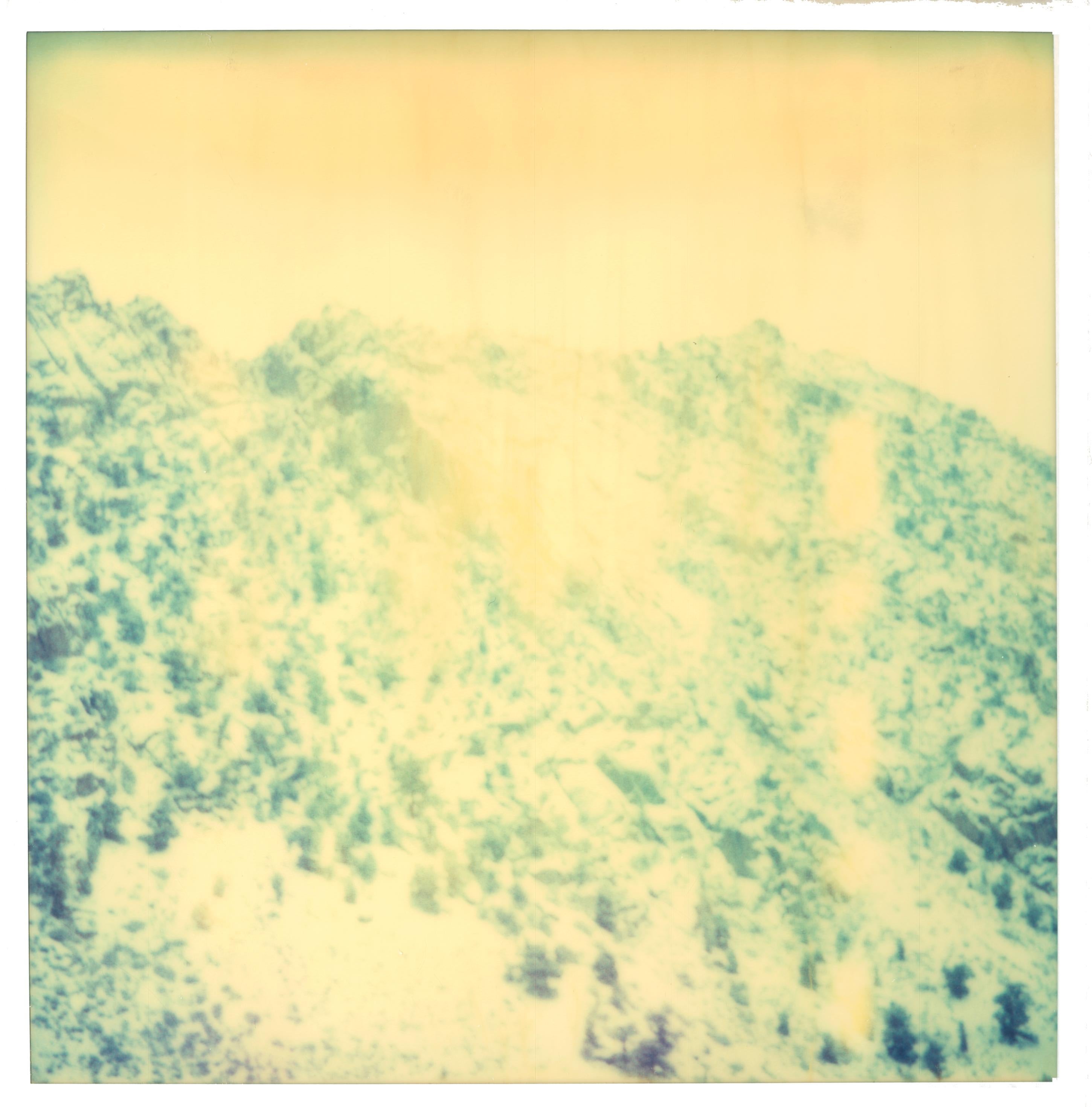 Memories of Green I, triptych, analog, mounted - Contemporary Photograph by Stefanie Schneider