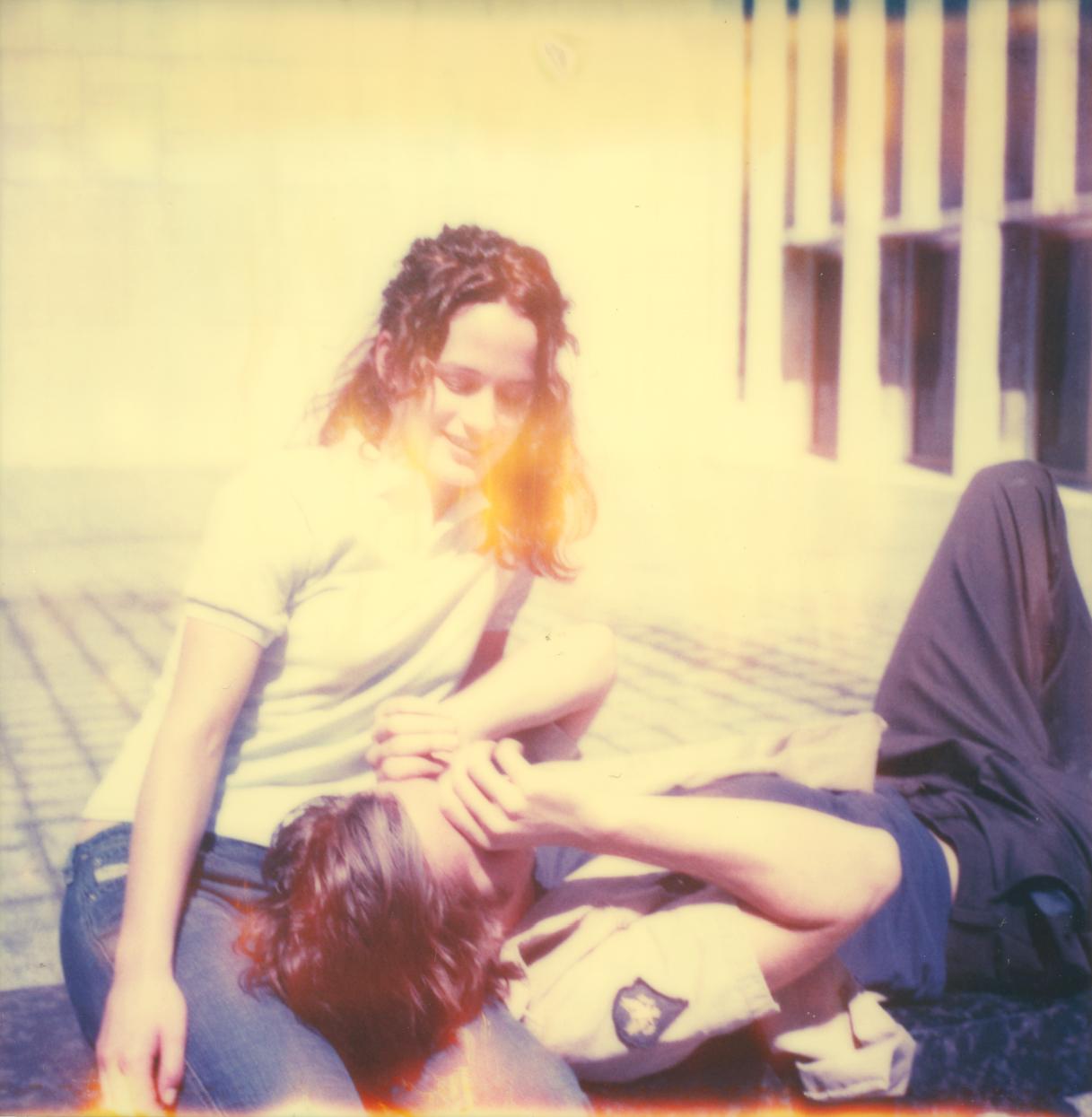 Stefanie Schneider Landscape Photograph - Henry and Athena - Henry's Memory Sequence (Stay) - Polaroid