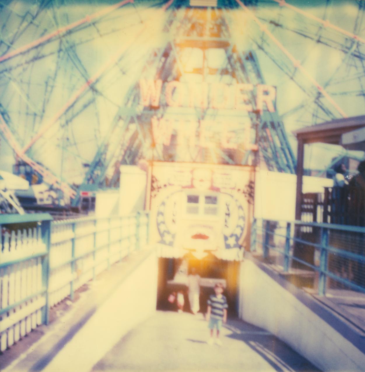 Stefanie Schneider Landscape Photograph - Coney Island Memory Sequence (Stay) - Polaroid
