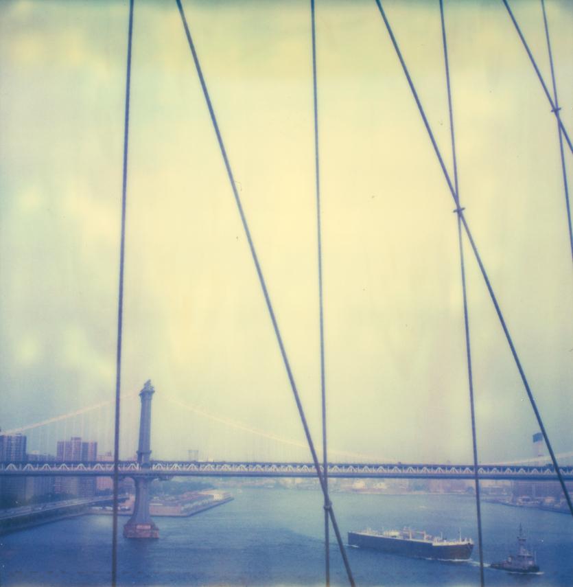 Stefanie Schneider Landscape Photograph - Ancient Bridge Views (Stay) - Polaroid