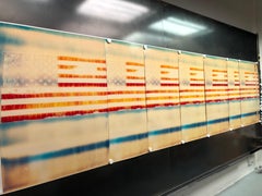 Miss America, contemporain, abstrait, États-Unis, expiré, Polaroid, photographie, drapeau