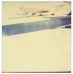 Mojave Airfields (The Last Picture Show) - analog, mounted, vintage, plane