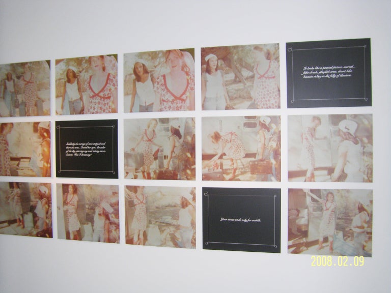 Moving in Together (Till Death do us Part) - analog, mounted, Installation For Sale 1