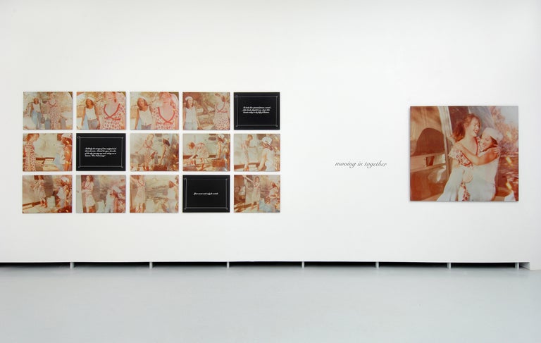 Stefanie Schneider Color Photograph - Moving in Together (Till Death do us Part) - analog, mounted, Installation