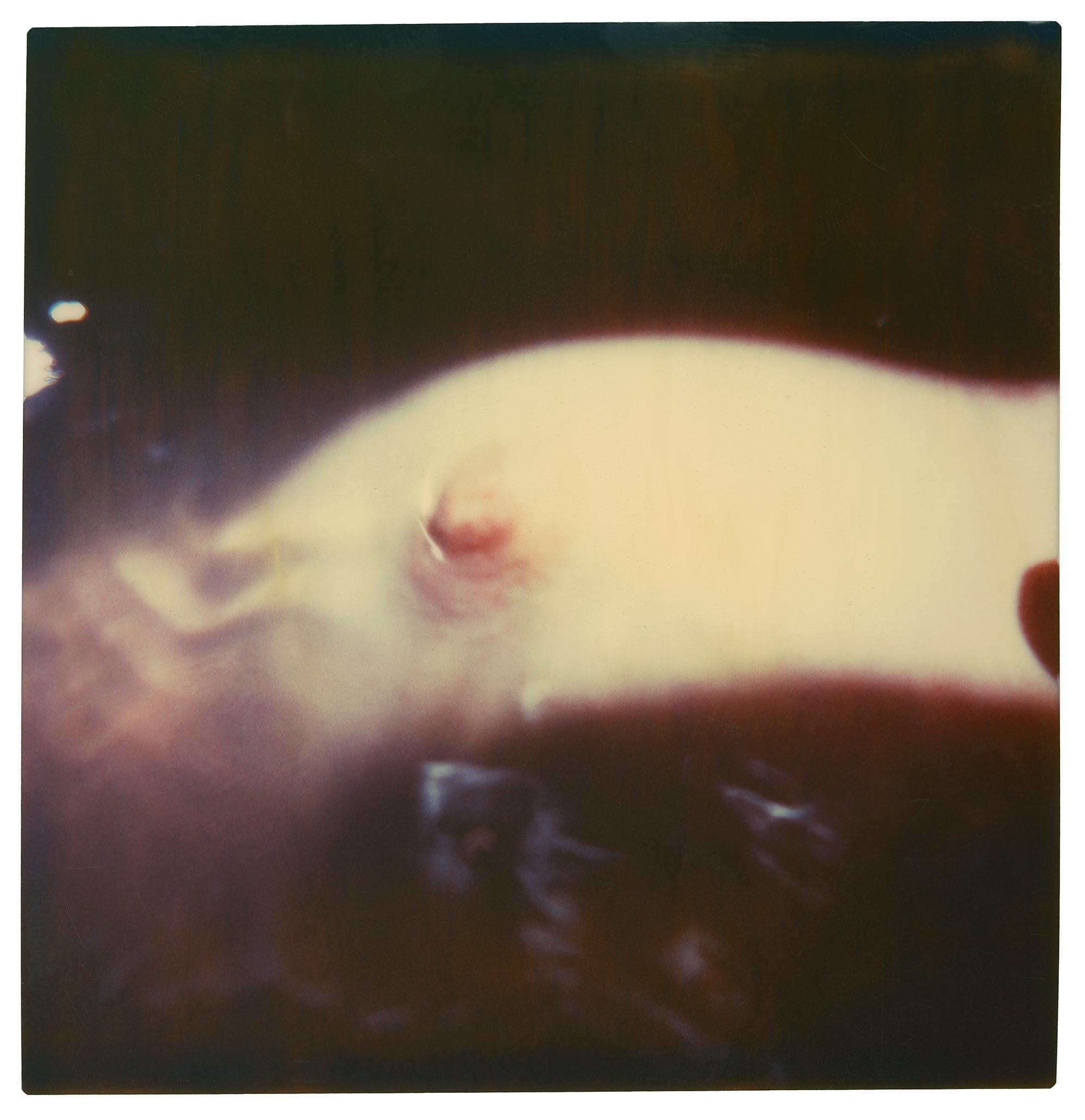Stefanie Schneider Color Photograph - Nipple - Bathtime III (29 Palms, CA) based on a Polaroid