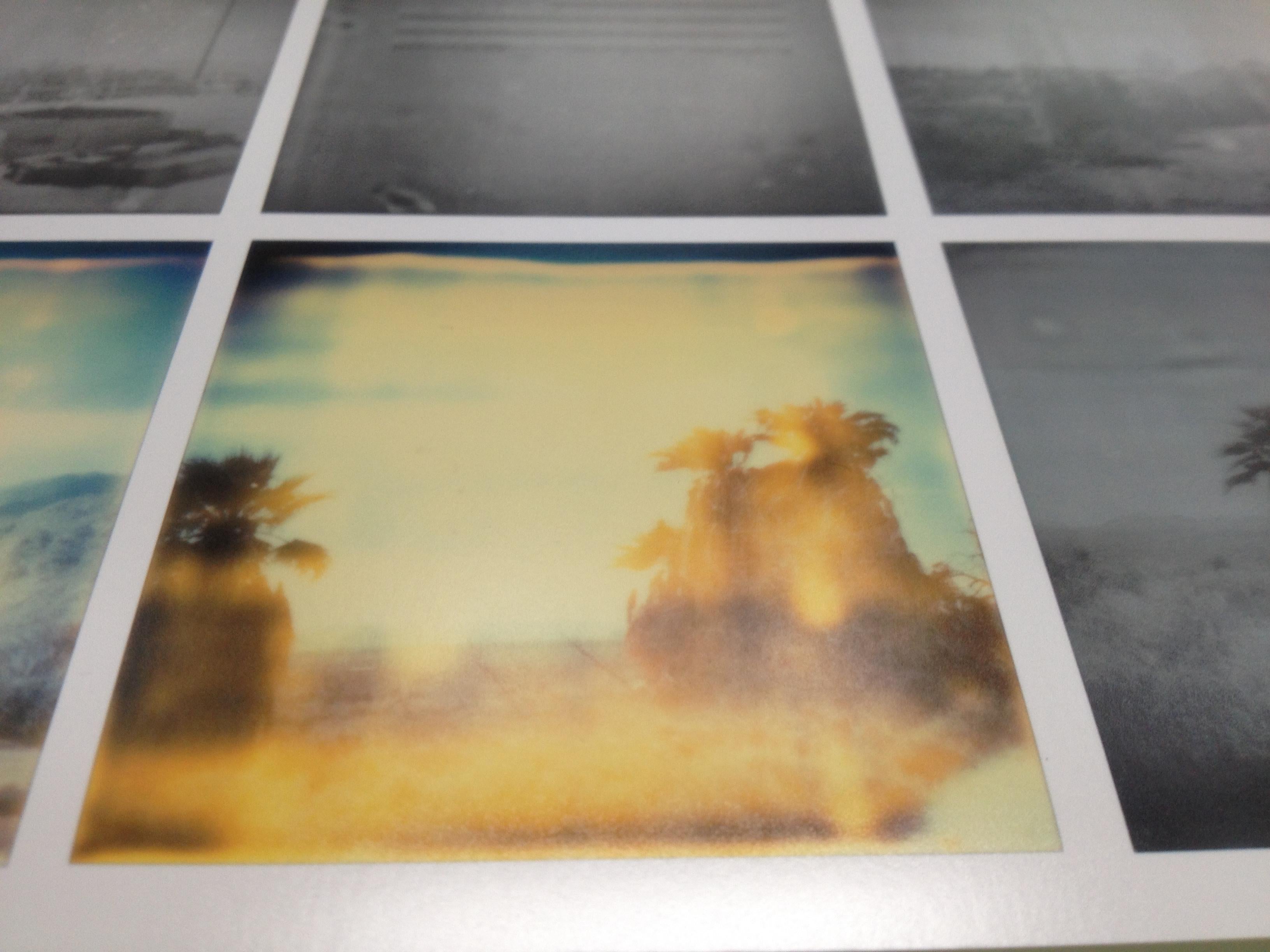 Oasis - Sidewinder, 30x30cm digital C-Print - Gray Landscape Photograph by Stefanie Schneider