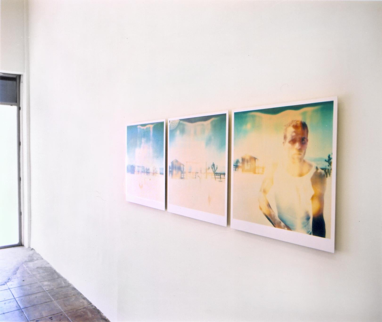 Ok Corral (Stranger than Paradise), triptych, analog, 58x56cm each - Polaroid For Sale 1