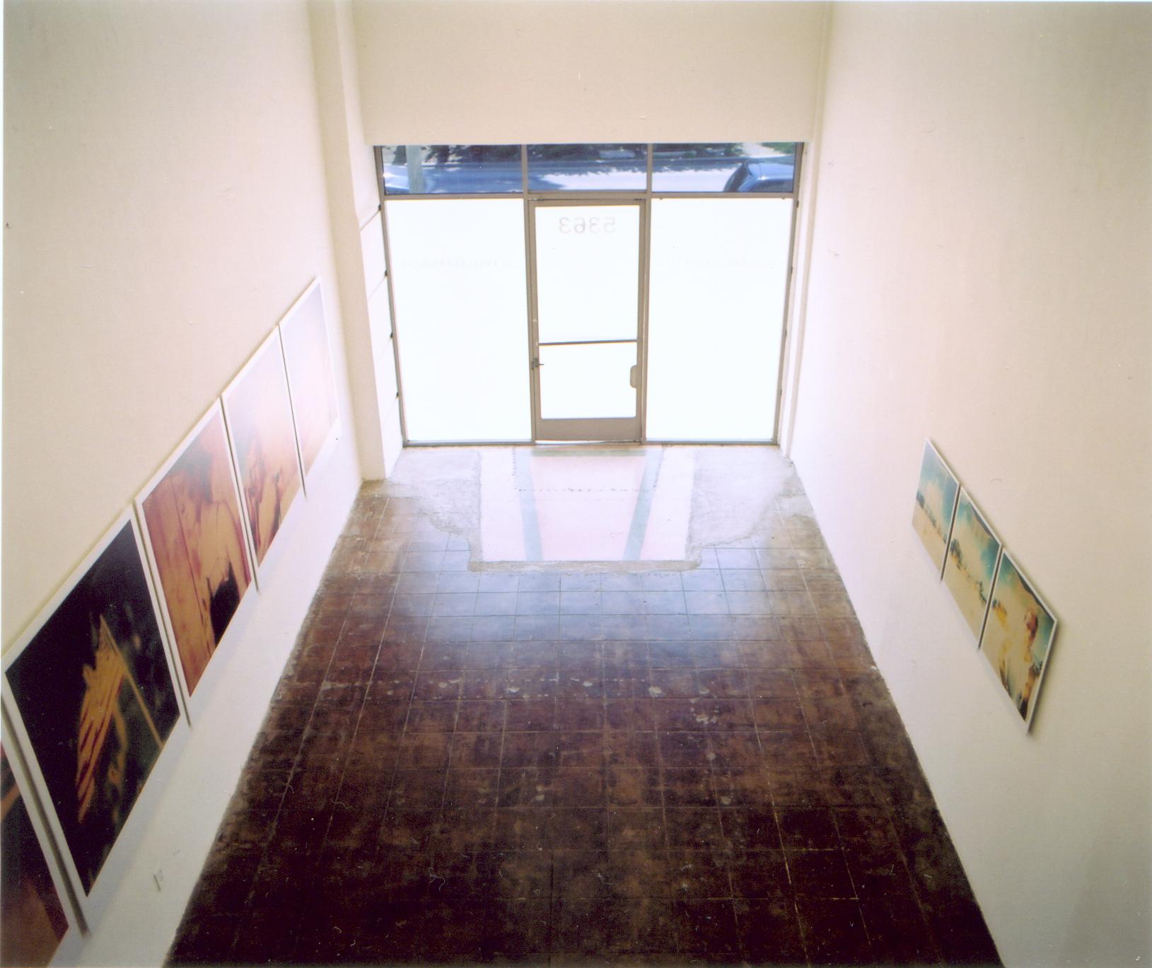 Ok Corral (Stranger than Paradise), triptych, analog, 58x56cm each - Polaroid For Sale 2