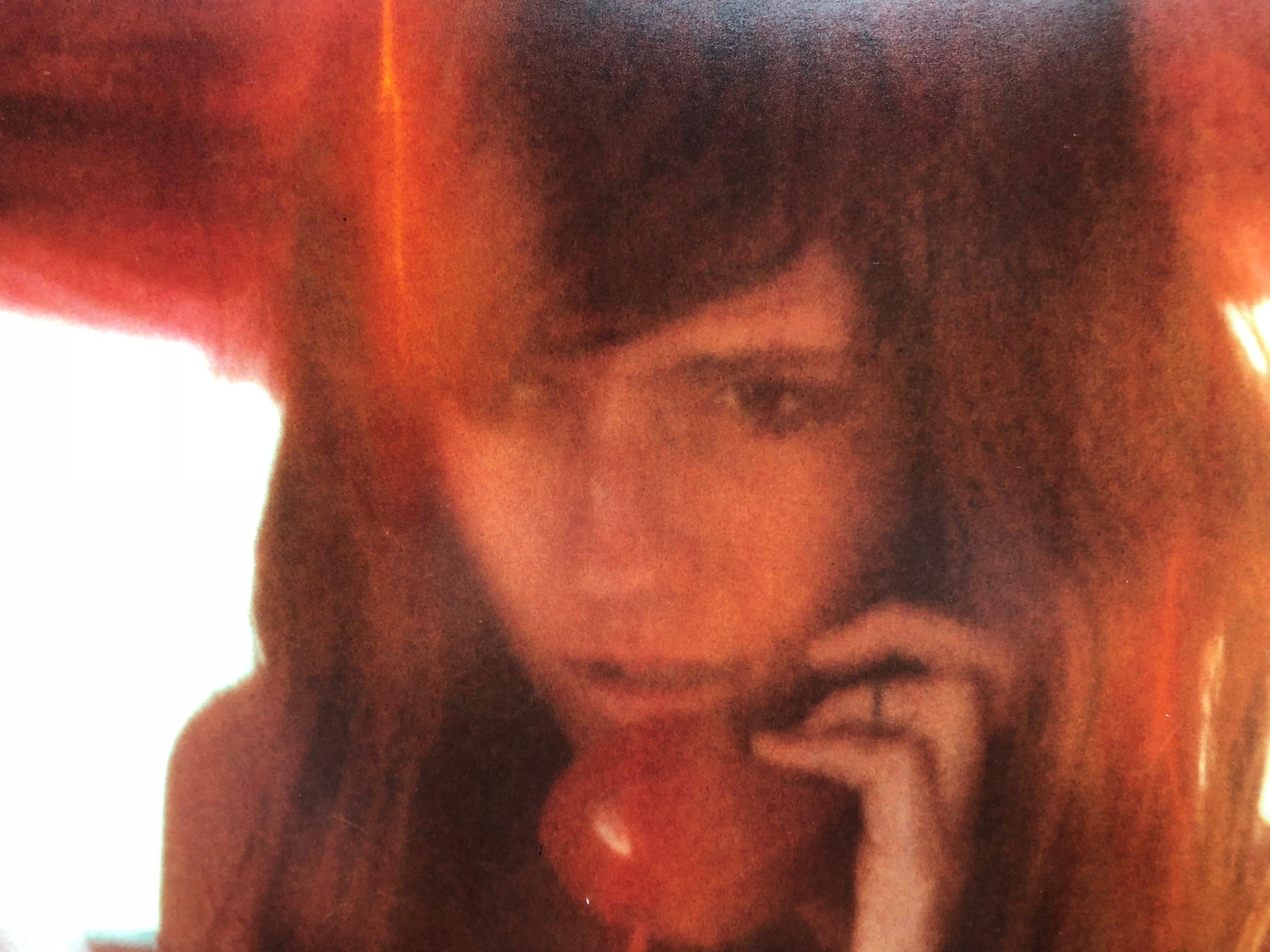 On Hold - The Girl behind the White Picket Fence - Contemporary Photograph by Stefanie Schneider