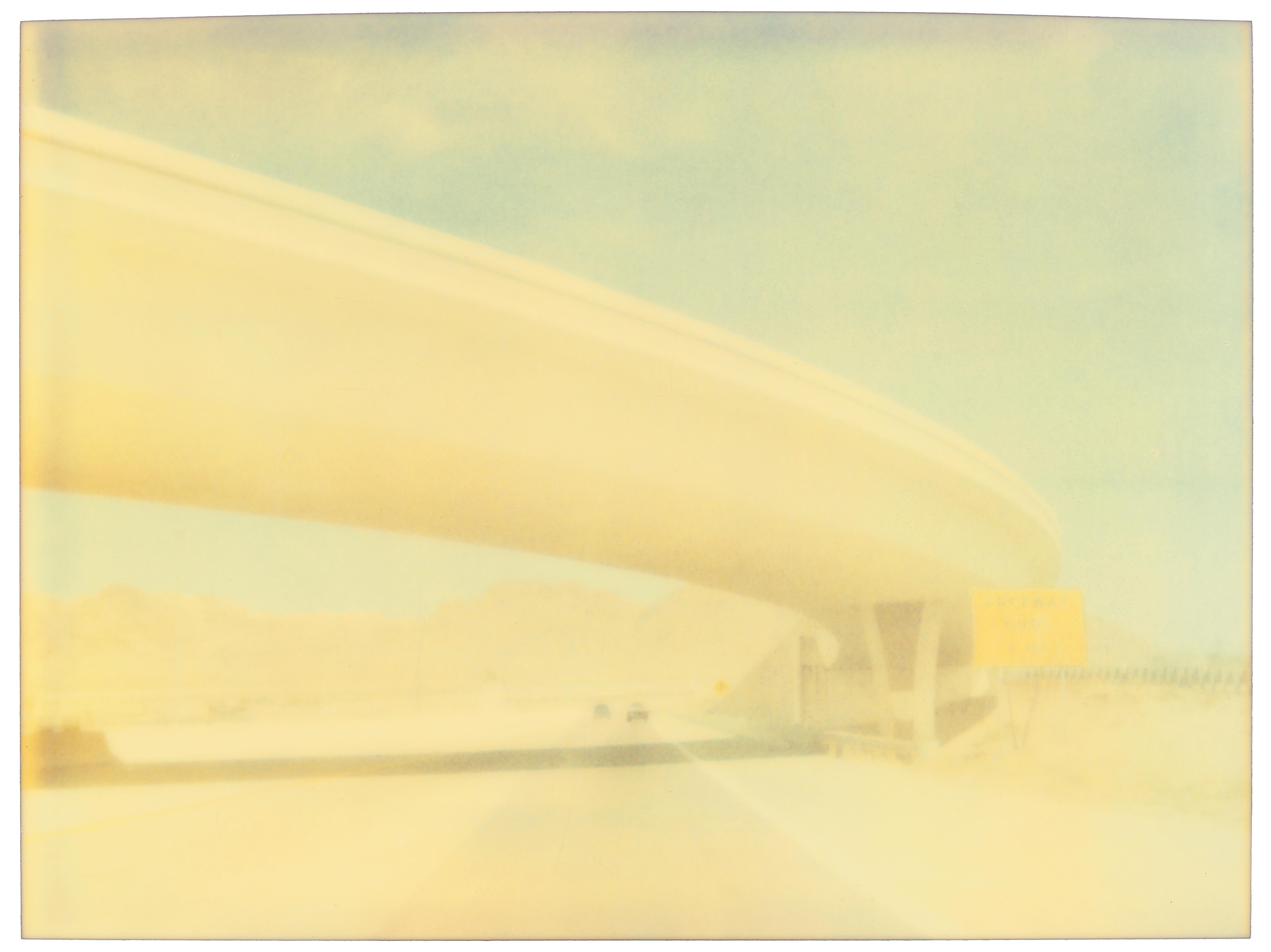 Stefanie Schneider Color Photograph - Overpass (Vegas) - Polaroid, Contemporary, 21st Century, Color