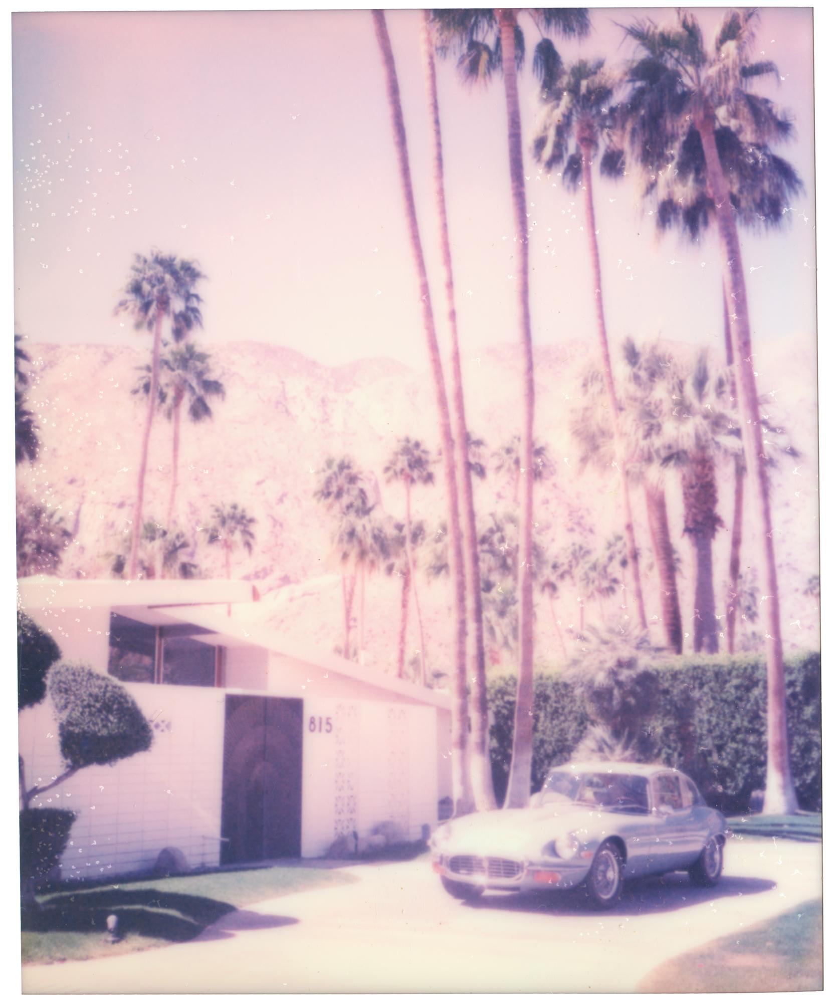 Stefanie Schneider Landscape Photograph - Palm Springs E-Type (Californication) - Polaroid, Jaguar, vintage, contemporary
