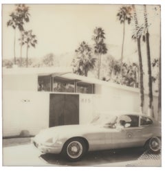 Palm Springs E-Type (Contemporary) - Polaroid, Jaguar, vintage, contemporain