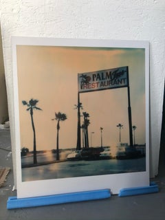 Palm Tree Restaurant II -  Analog, mounted, Contemporary, Polaroid, Landscape