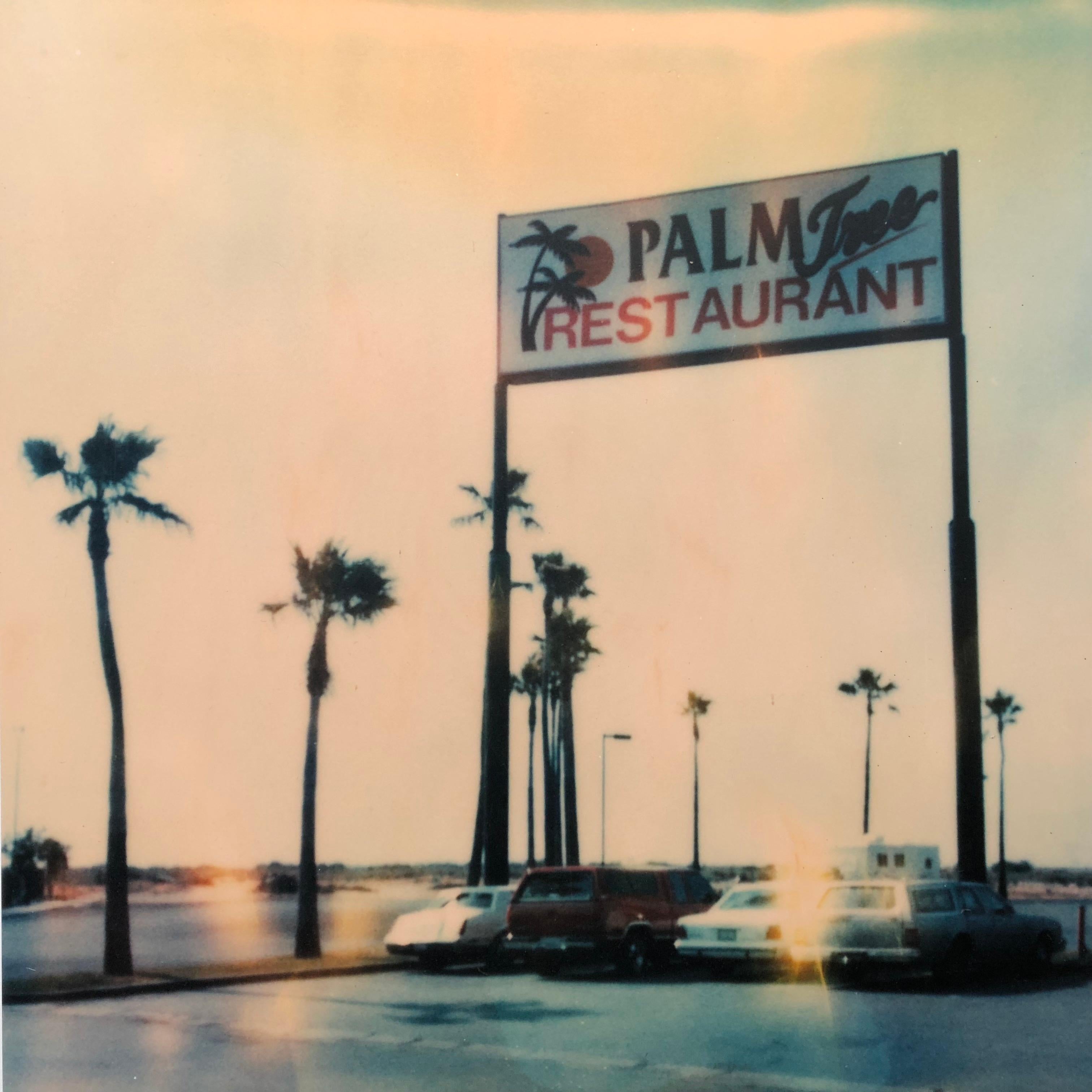 Palm Tree Restaurant (The Last Picture Show) - Beige Landscape Photograph by Stefanie Schneider