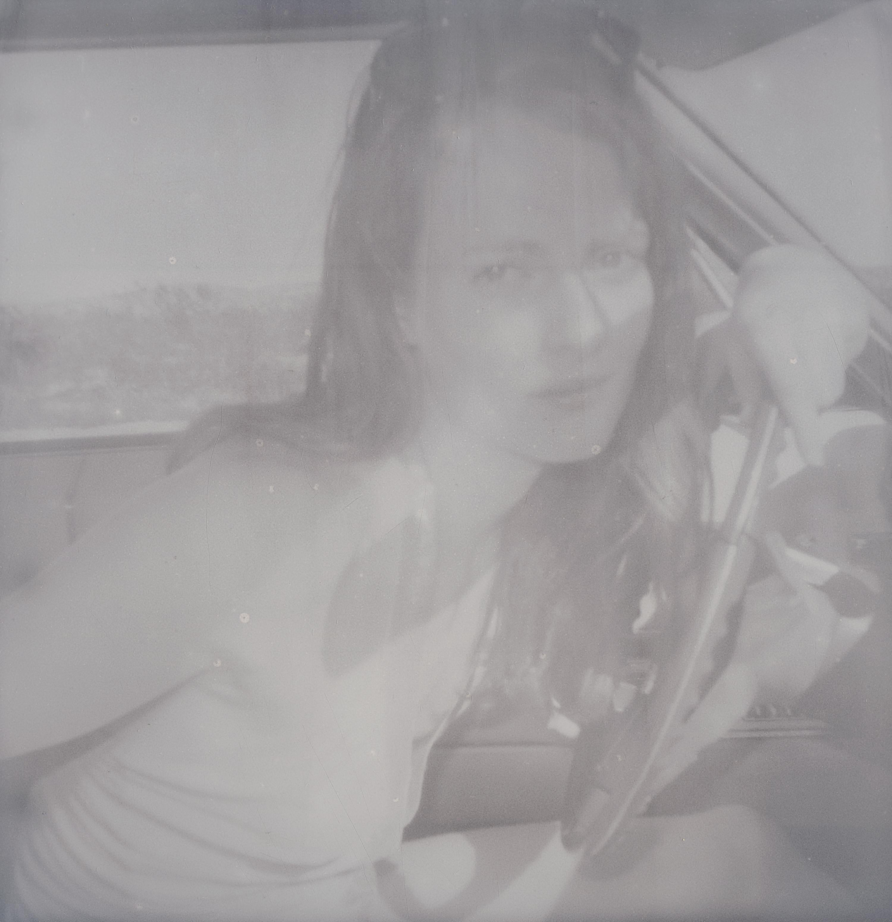 Stefanie Schneider Black and White Photograph - Piercing my Soul (Till Death do us Part) - Contemporary, Polaroid, Women