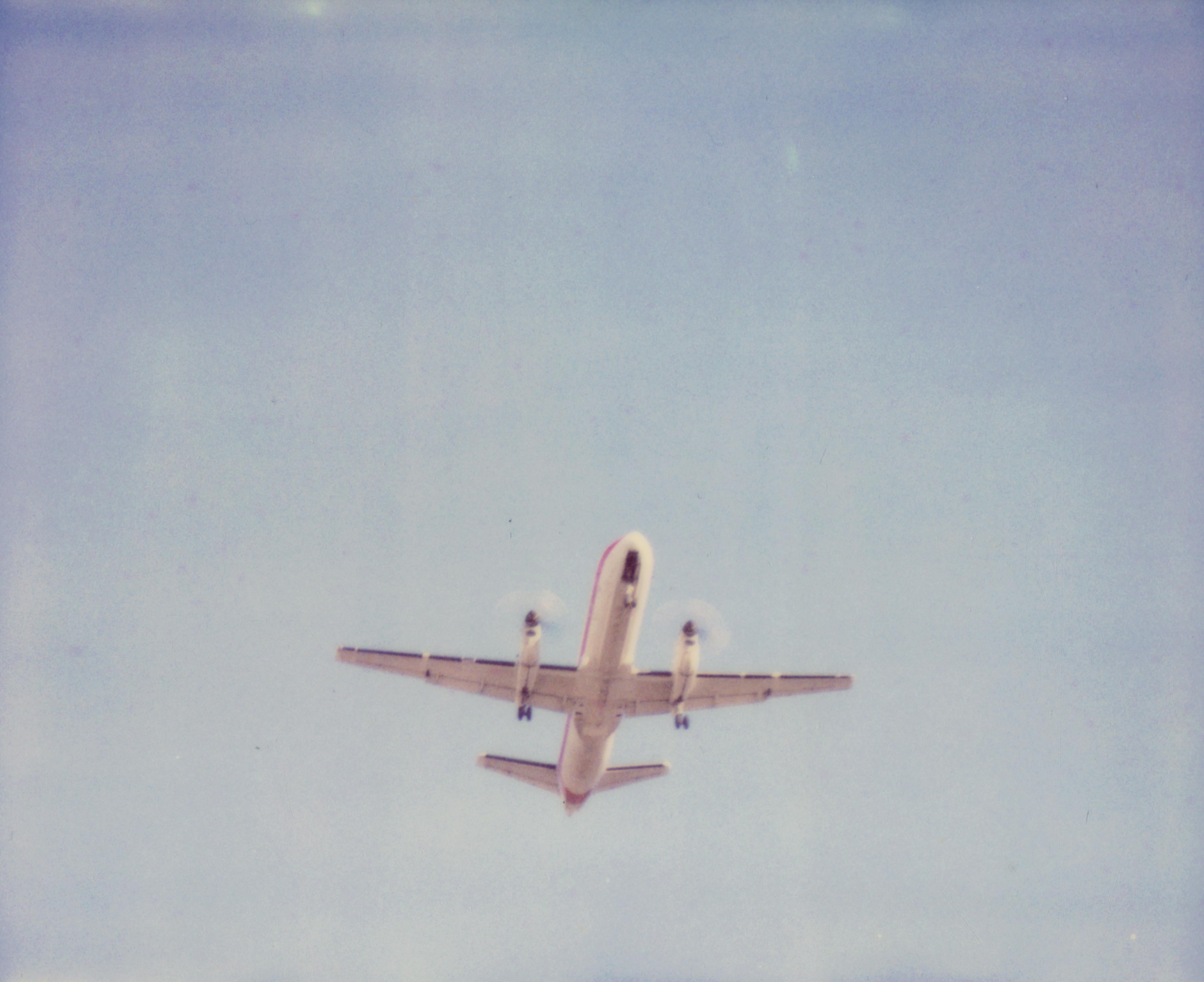 Stefanie Schneider Landscape Photograph - Planes blue sky (Stranger than Paradise)