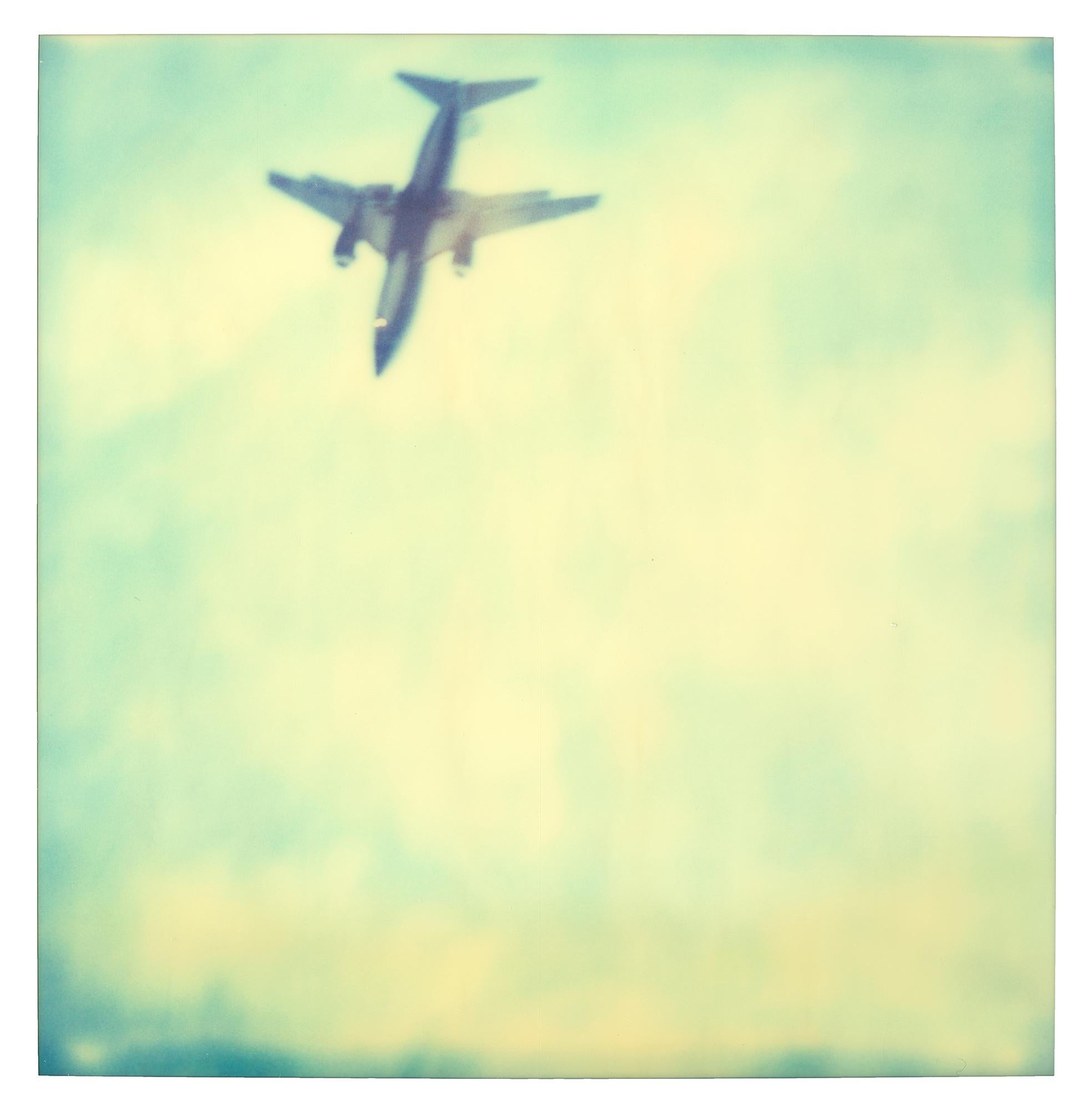 Planes (Stranger than Paradise) 6 pieces - 122x183cm, Polaroid, 20th Century - Yellow Color Photograph by Stefanie Schneider