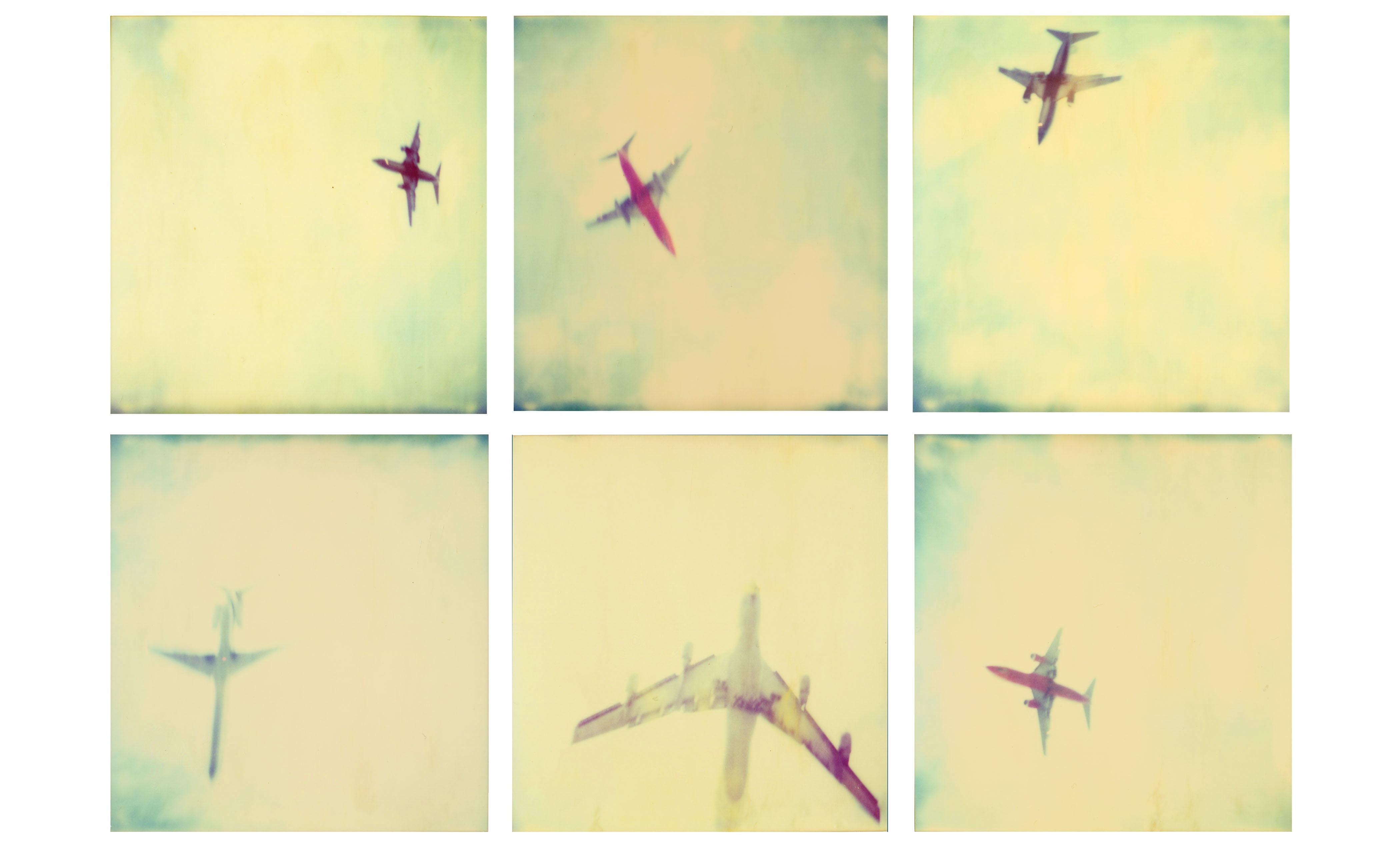 Stefanie Schneider Color Photograph - Planes (Stranger than Paradise) 6 pieces - 122x183cm, Polaroid, 20th Century