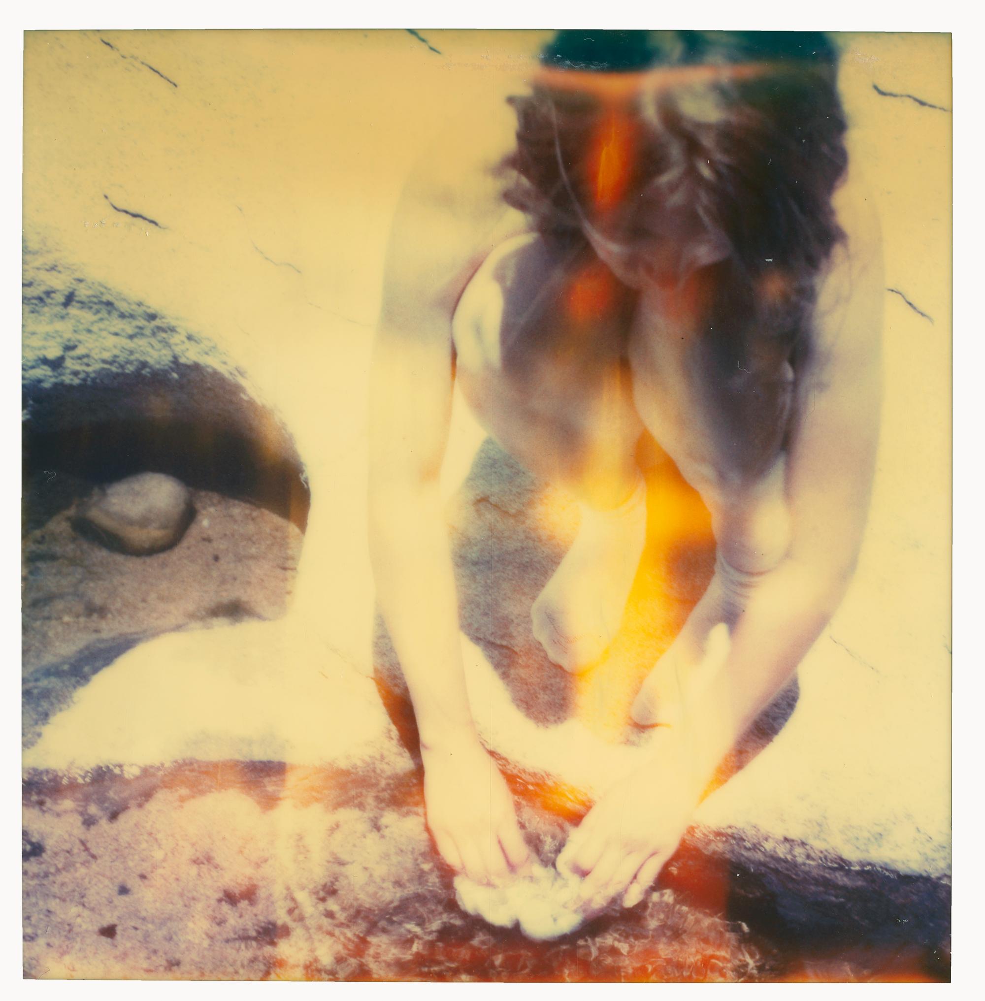 Planet of the Apes - 1999, 

Edition of 3/10, 
60x60cm each, installed 60x450cm.  
7 analog C-Prints, hand-printed by the artist, based on the 7 original Polaroids, not mounted.  
Signature label and Certificate.

Stefanie Schneider received her MFA
