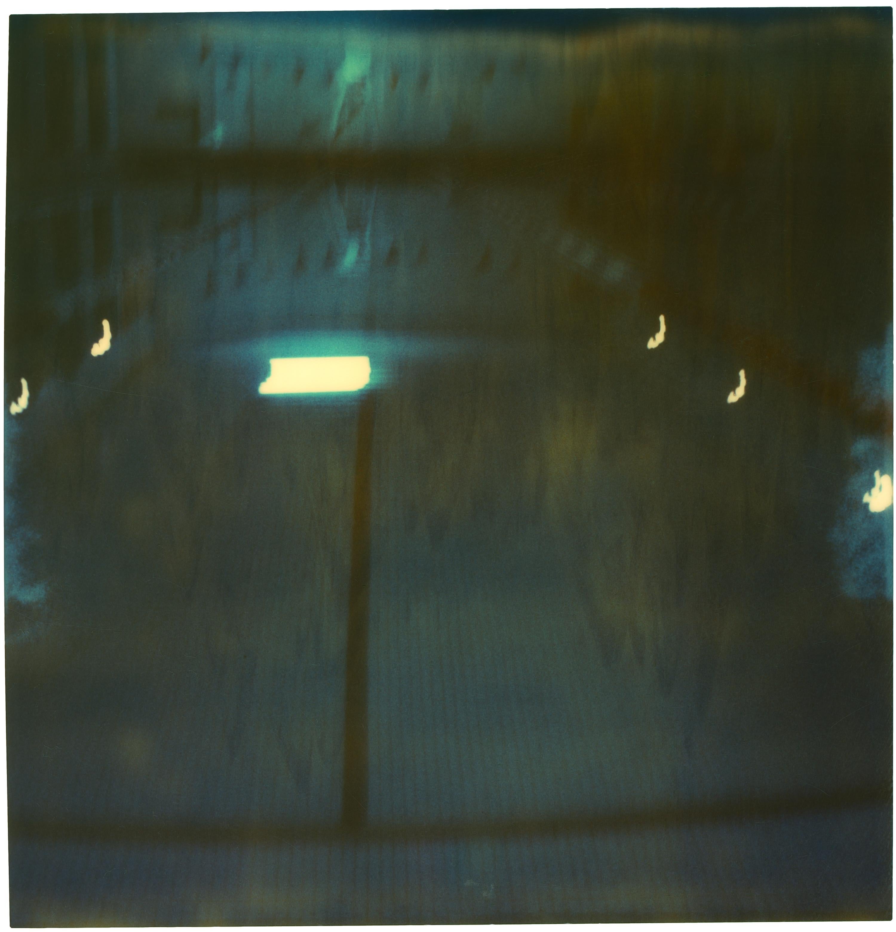 Pool at Night (Suburbia) - Contemporary, Polaroid